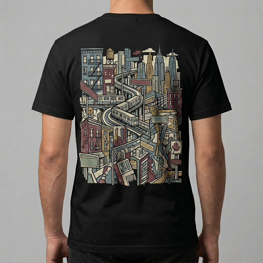 City Varsity Tee, Vintage Athletic Graphic T-Shirt, Unisex Streetwear Shirt CityTee3