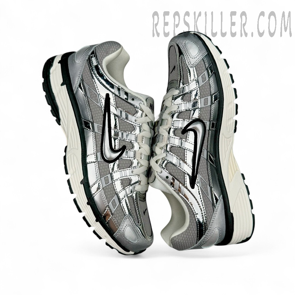 Nike P-6000 Silver / Black