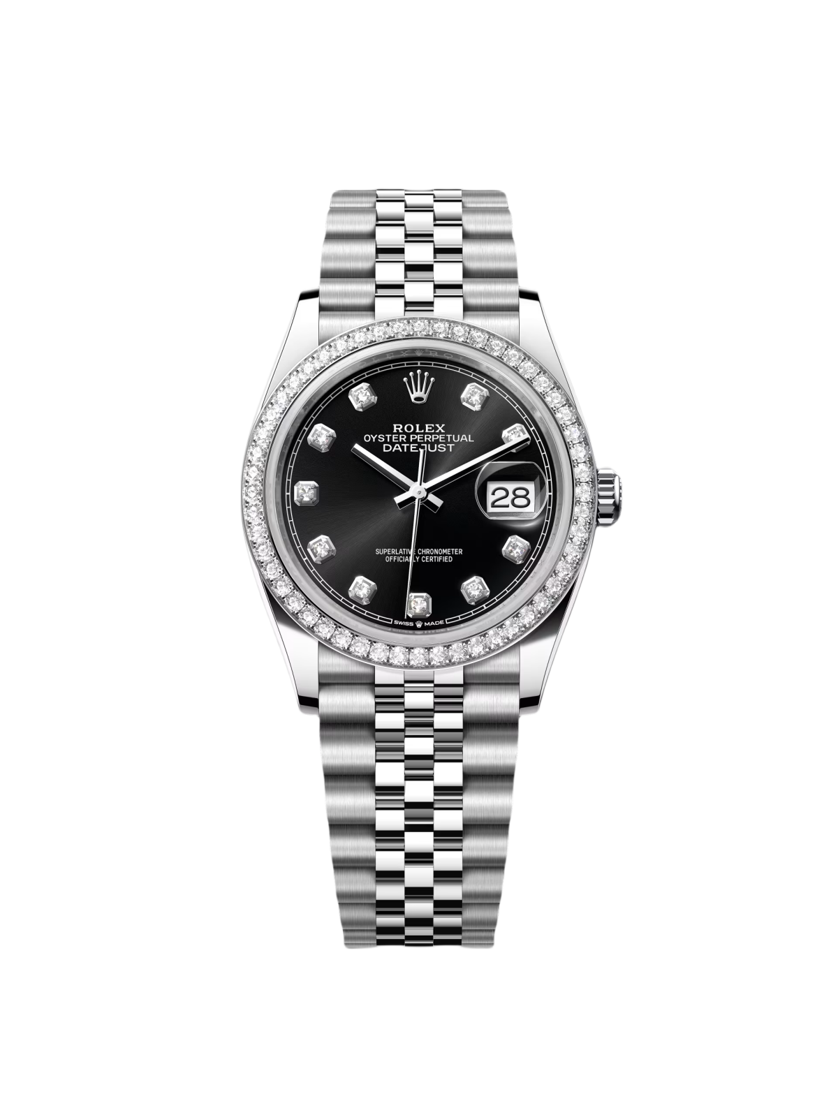 [2026 Mirror Grade]RLX  Datejust 36mm 126284 Black Dial Jubilee bracelet