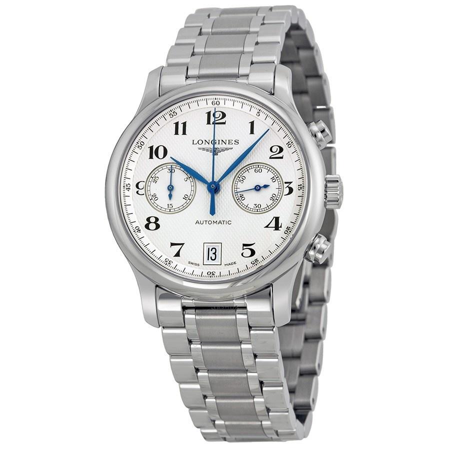 [2026 Mirror Grade]Longines Men's L26694786 Master Collection Chronograph Automatic Stainless Steel Watch