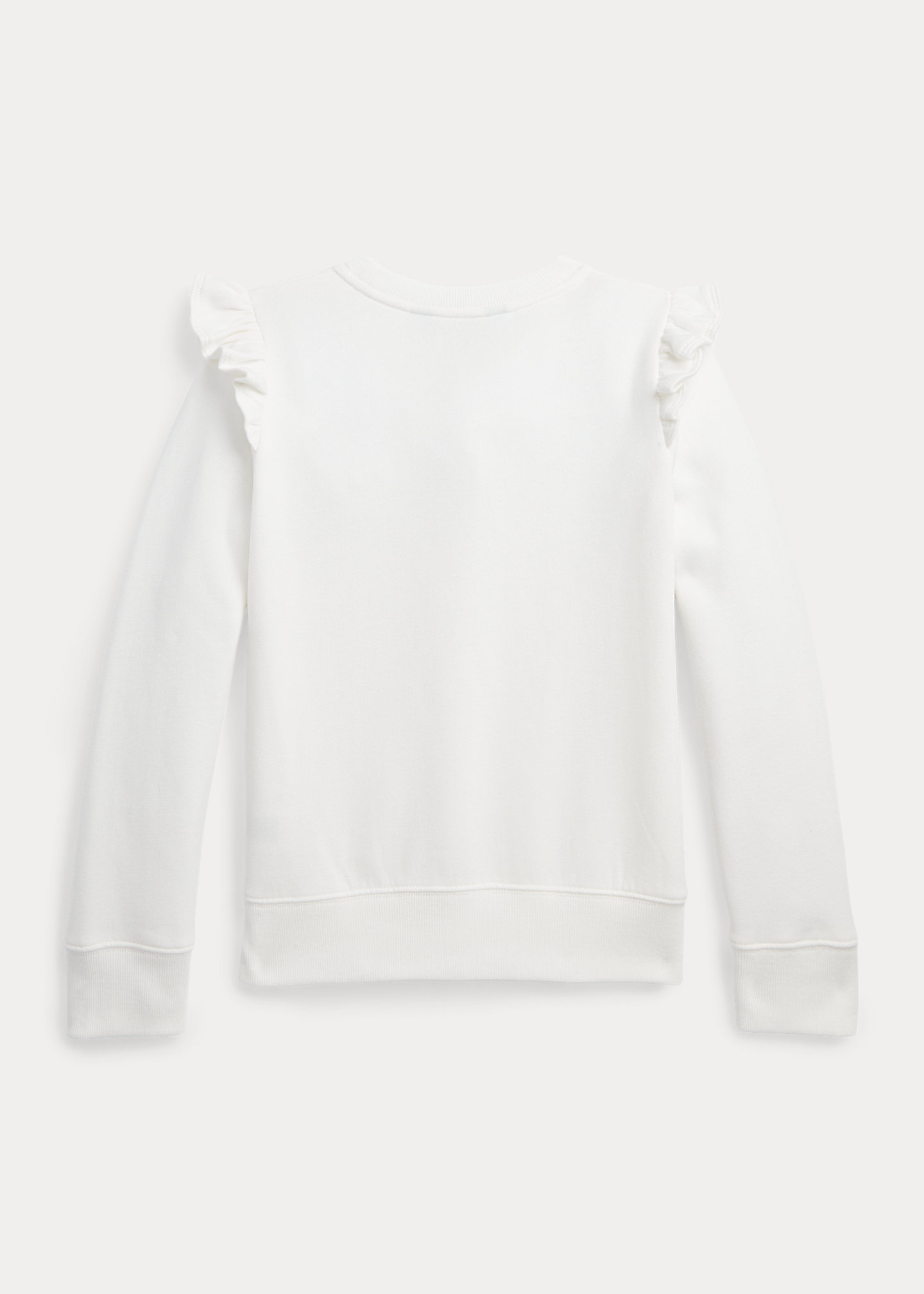 Ruffled Fleece Sweatshirt