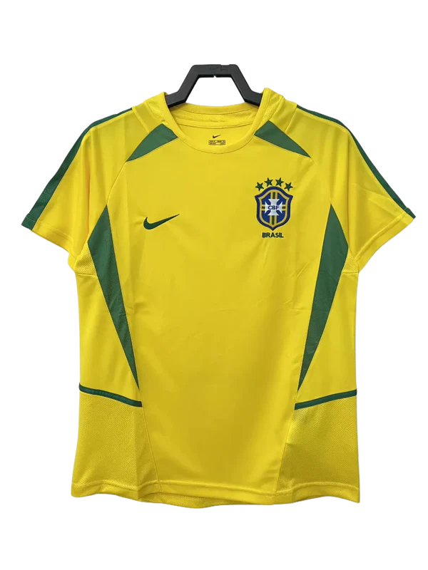 Brazil 2002 I Home Jersey - Retro Version