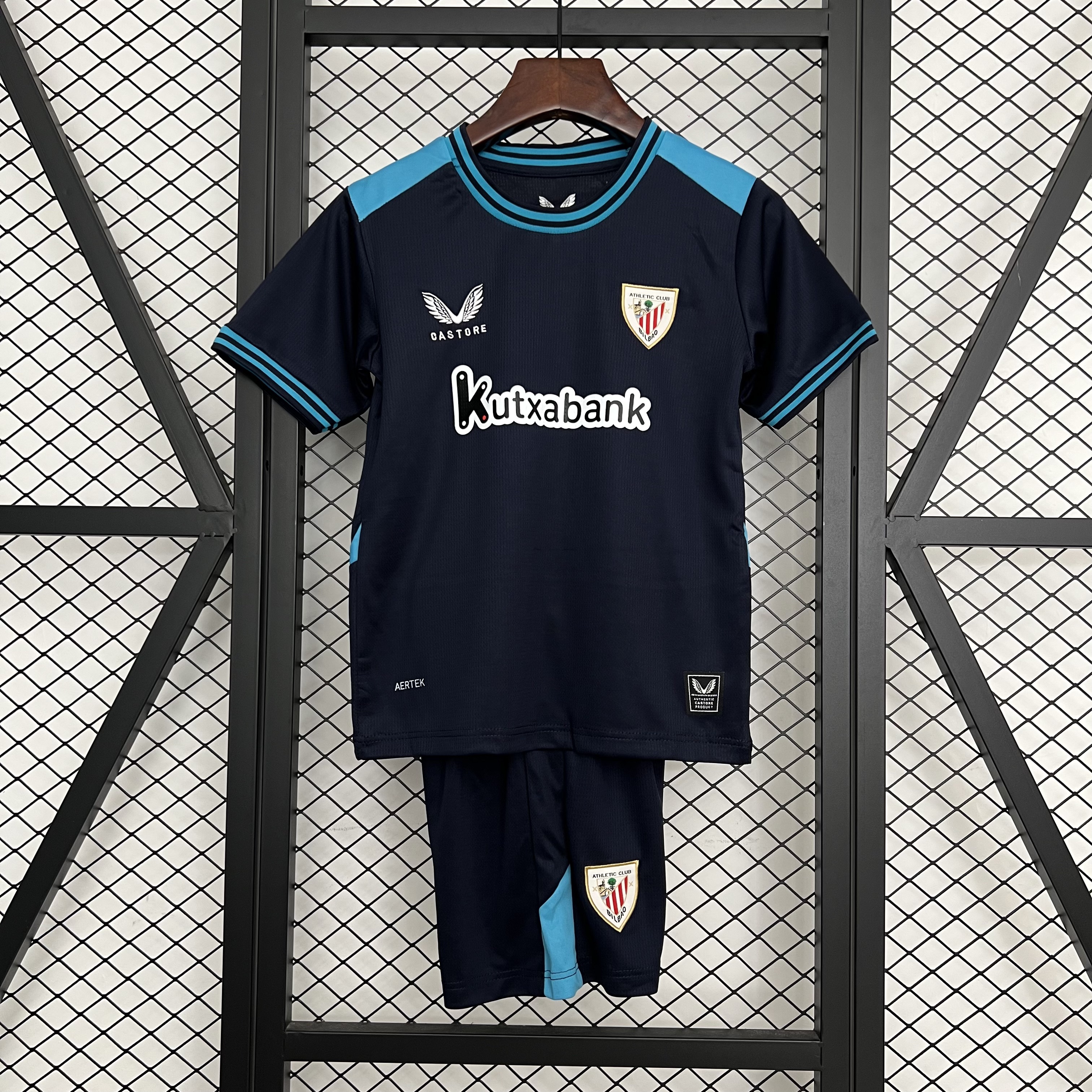 Athletic Club de Bilbao Soccer Jersey Away Kids Kit Jersey+Shorts 2025/26