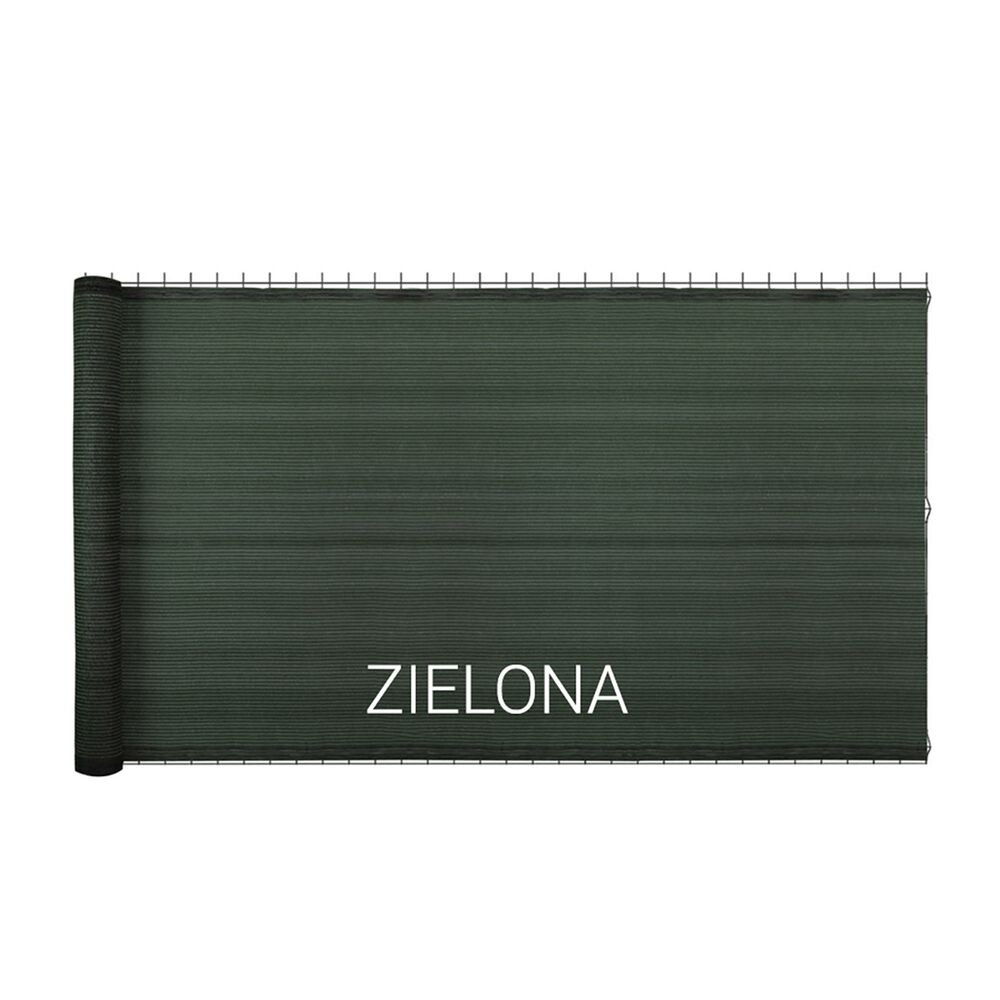 DECOTEAM Osłona ogrodzeniowa, 2x25 m, zielona