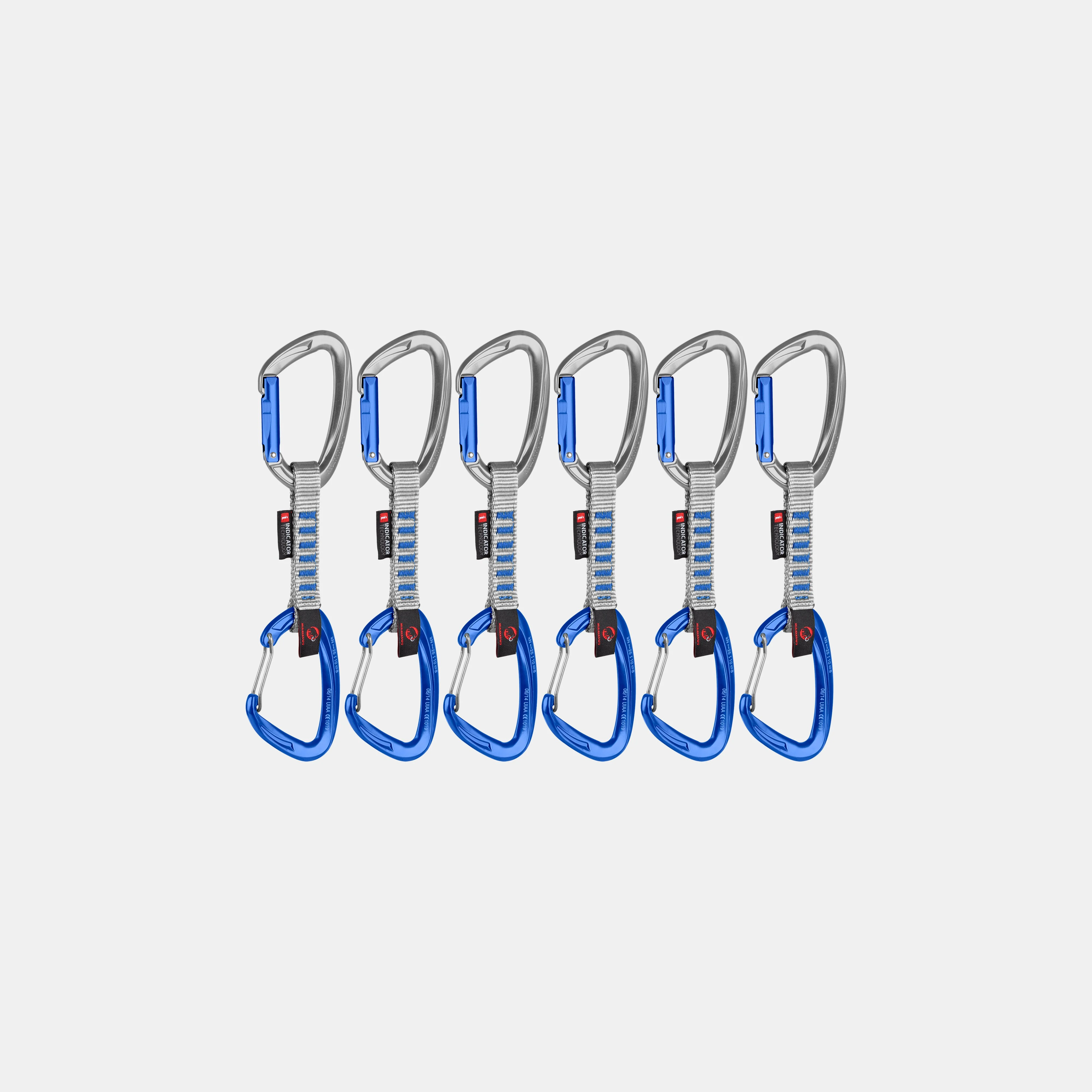Crag Keylock Wire 10 cm Indicator 6-Pack Quickdraws