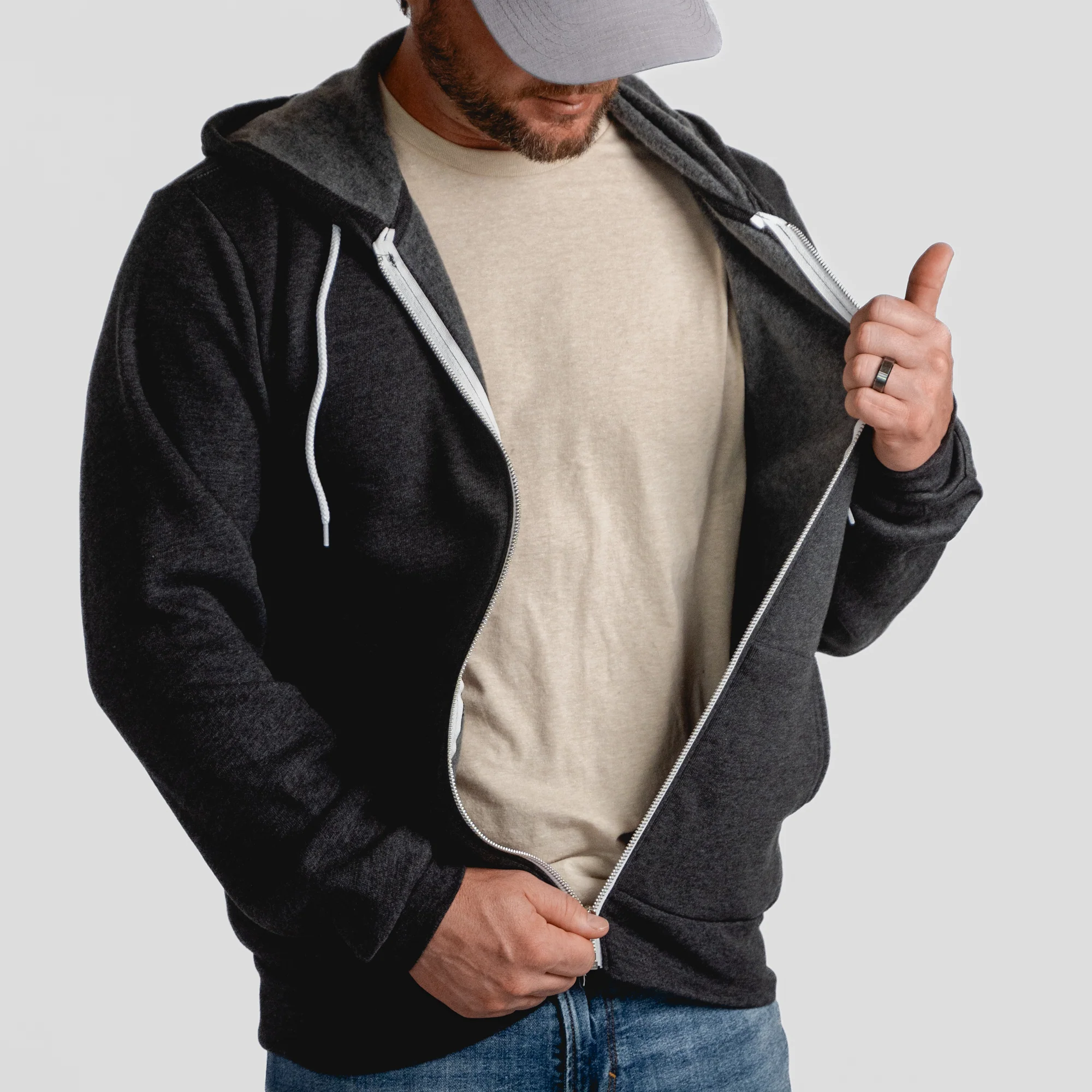 THE CLASSIC ALL SEASON ZIP-UP HOODIE (UNISEX)
