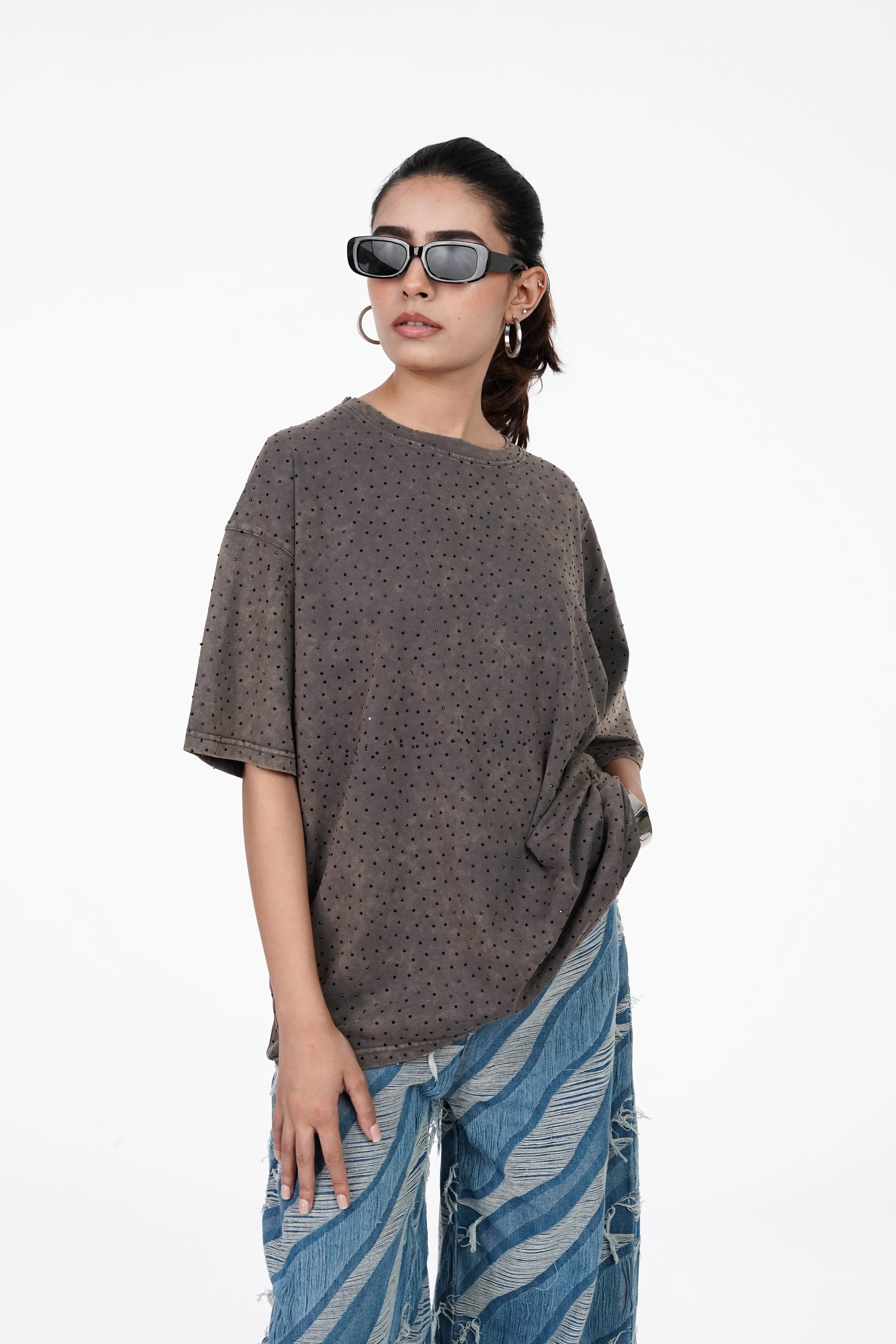 Ash Grey Sparkling T-shirt