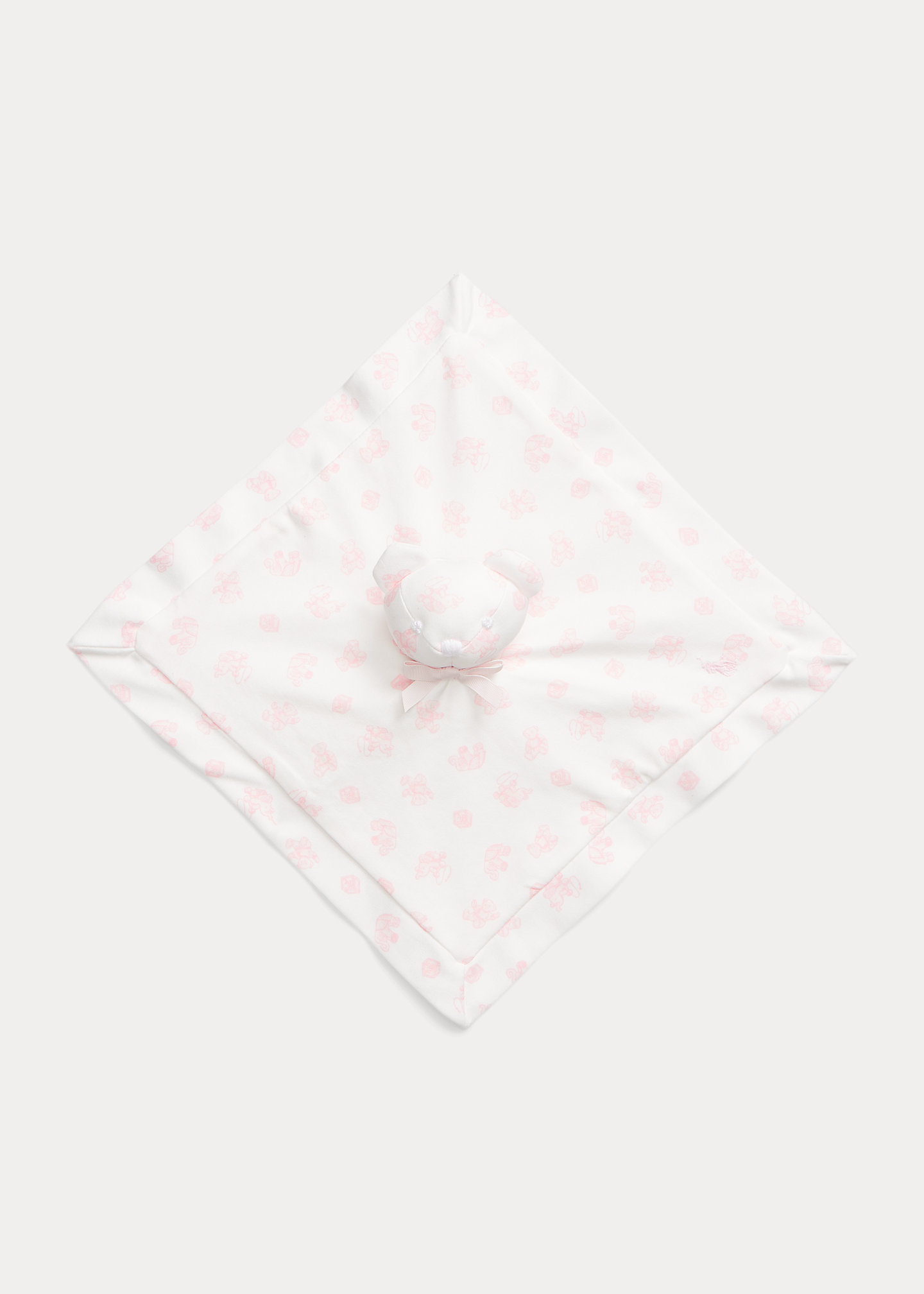 Cotton Interlock Bear Lovey Blanket