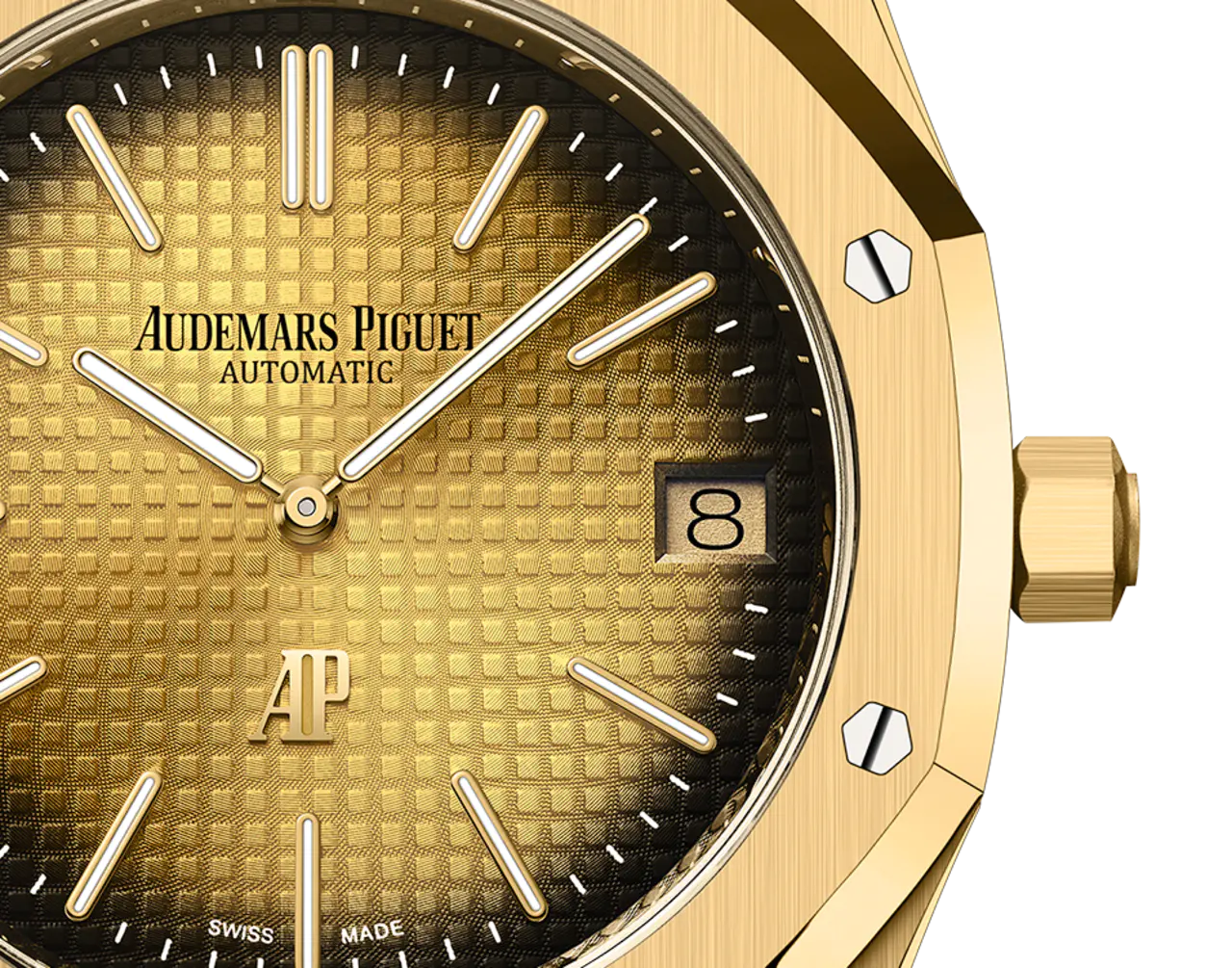 [2026 Mirror Grade]Audemars Piguet ROYAL OAK JUMBO Smoked Yellow Gold-Toned Dial 39mm 16202BA.OO.1240BA.02