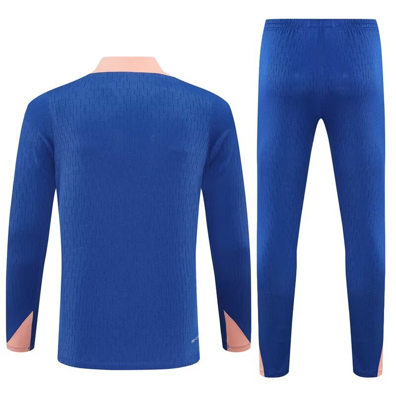 France Authentic Training Kit (Jacket+Pants) Blue 2025 - Player Version