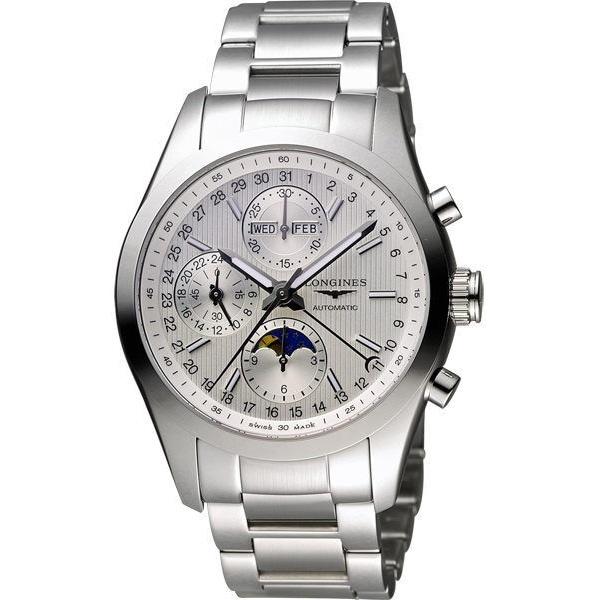 [2026 Mirror Grade]Longines Men's L2.798.4.72.6 Conquest Classic Chronograph Stainless Steel Watch