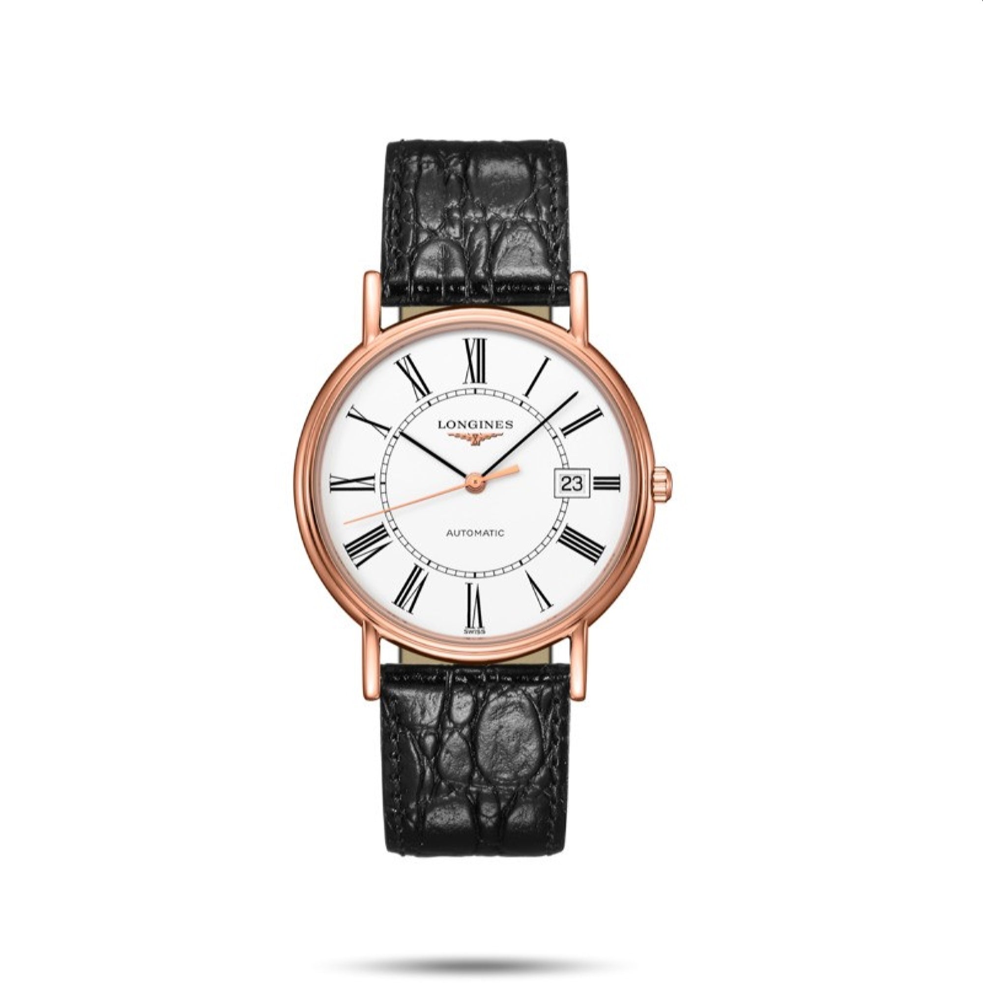 [2026 Mirror Grade]Longines Men's L4.921.1.11.2 Presence Black Leather Watch
