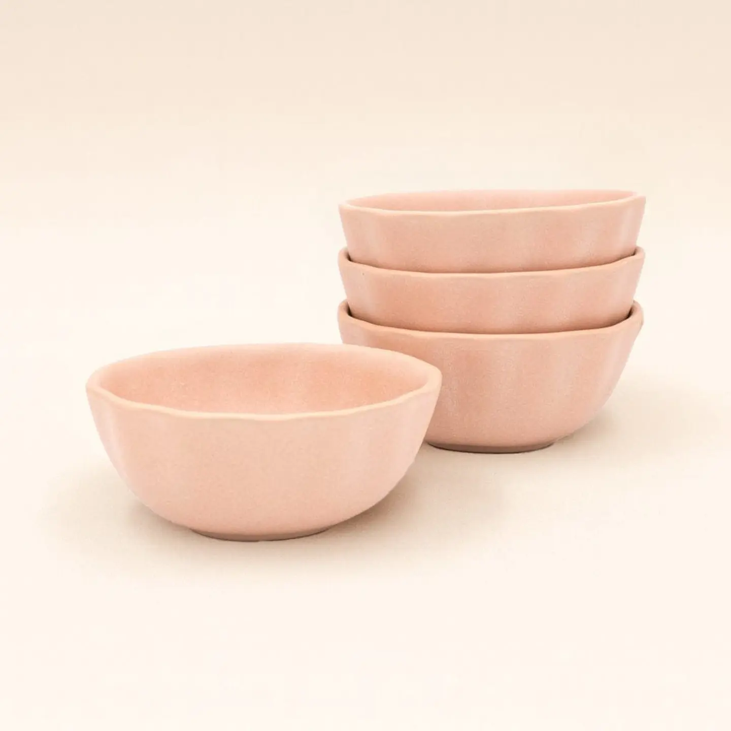 Darbie Angell Lady Blush Set of 4 Oval Fruit Bowls