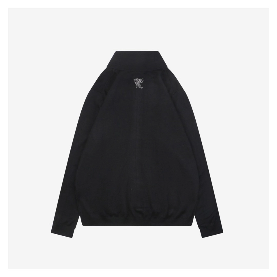 Acne Studios Back Bow Wool Zip-Up Jacket