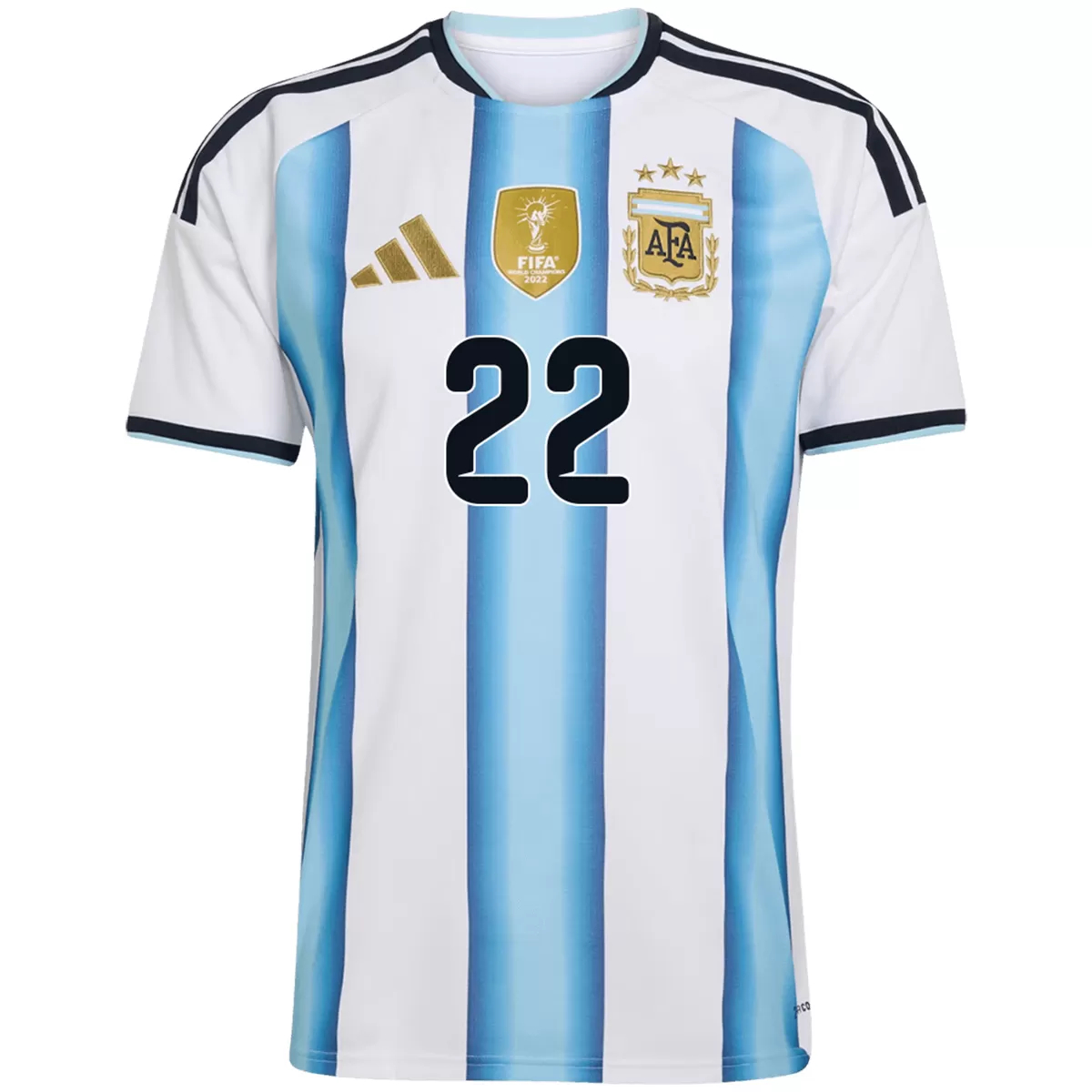World Cup 2026 Argentina L.MARTÍNEZ #22 Home Shirt Soccer Jersey,Can Custom Name