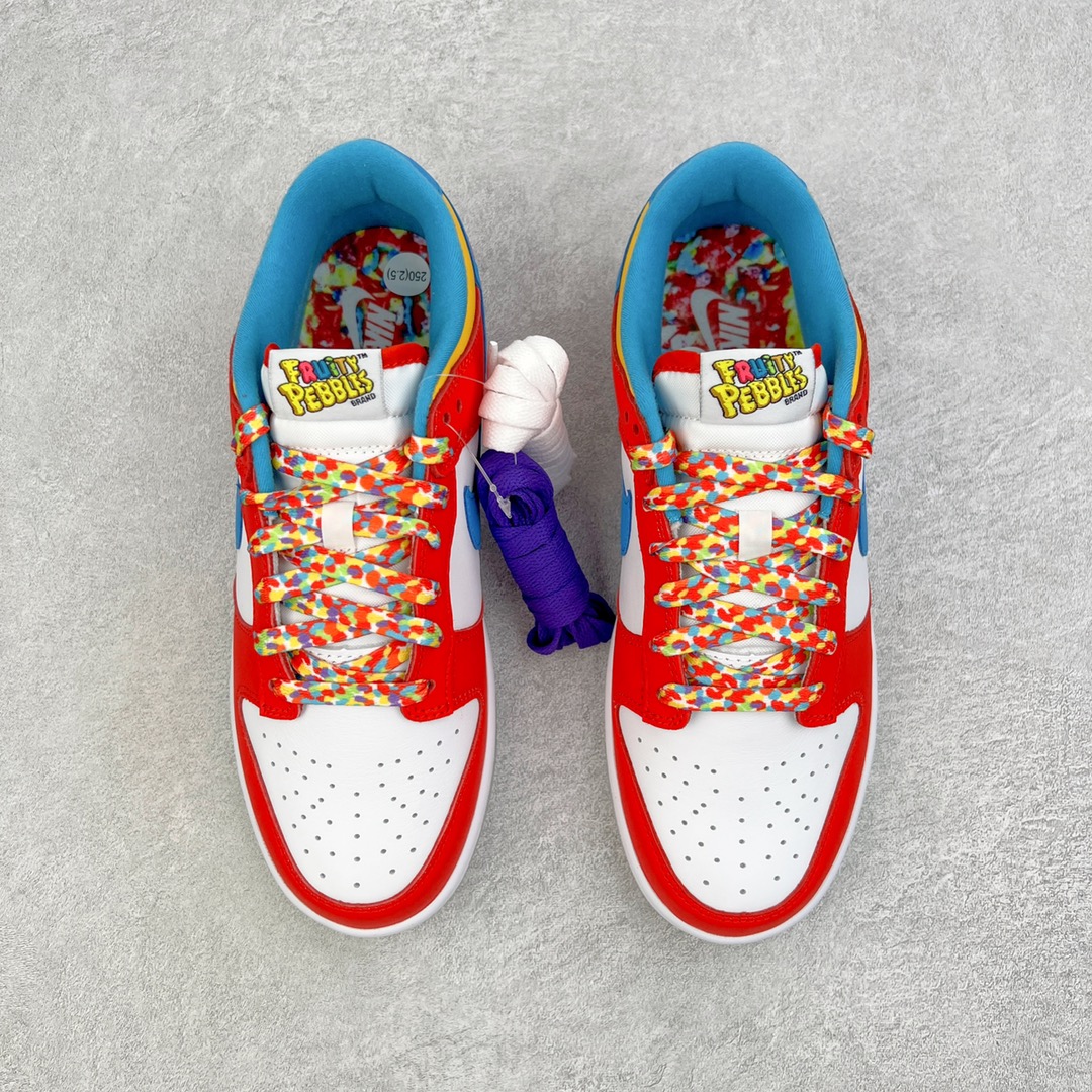NIKE DUNK LOW QS LEBRON JAMES FRUITY PEBBLES MEN'S DH8009-600