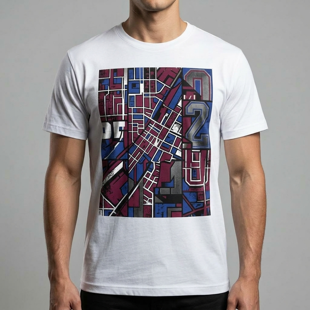 City Varsity Tee, Vintage Athletic Graphic T-Shirt, Unisex Streetwear Shirt CityTee7
