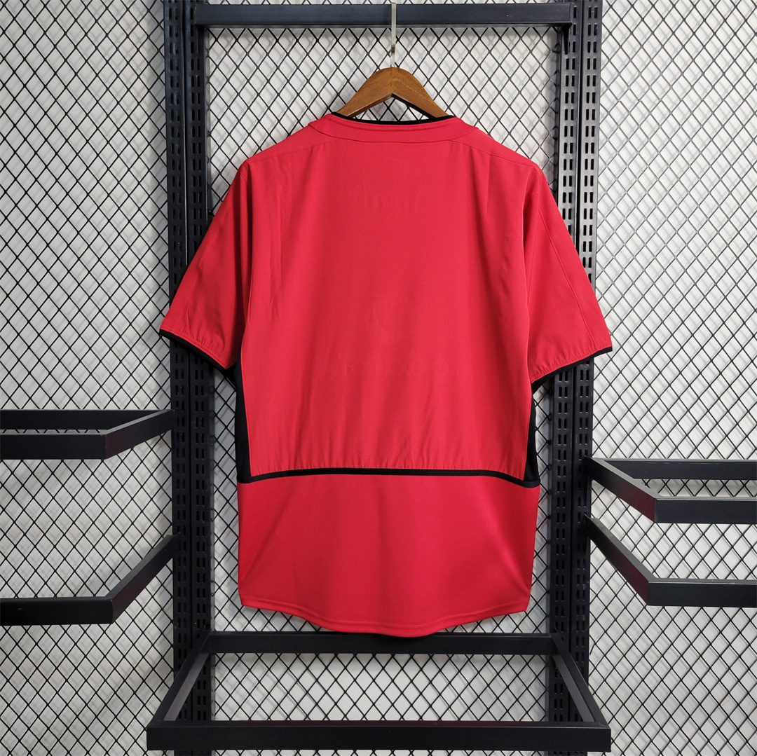 Manchester United Retro Home Football Jersey Shirt 2002/04