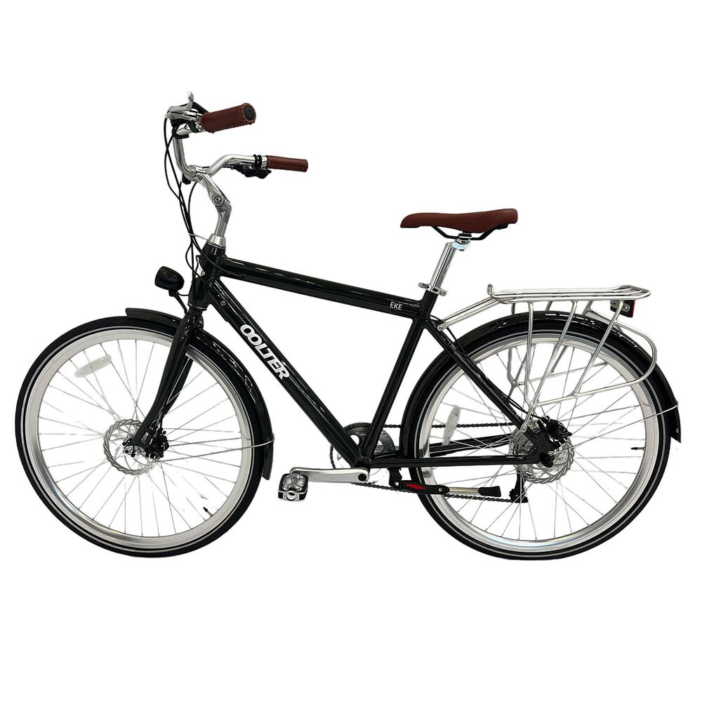 OOLTER Rower elektryczny miejski męski Oolter Eke C2, 27,5”, ciemnoszary