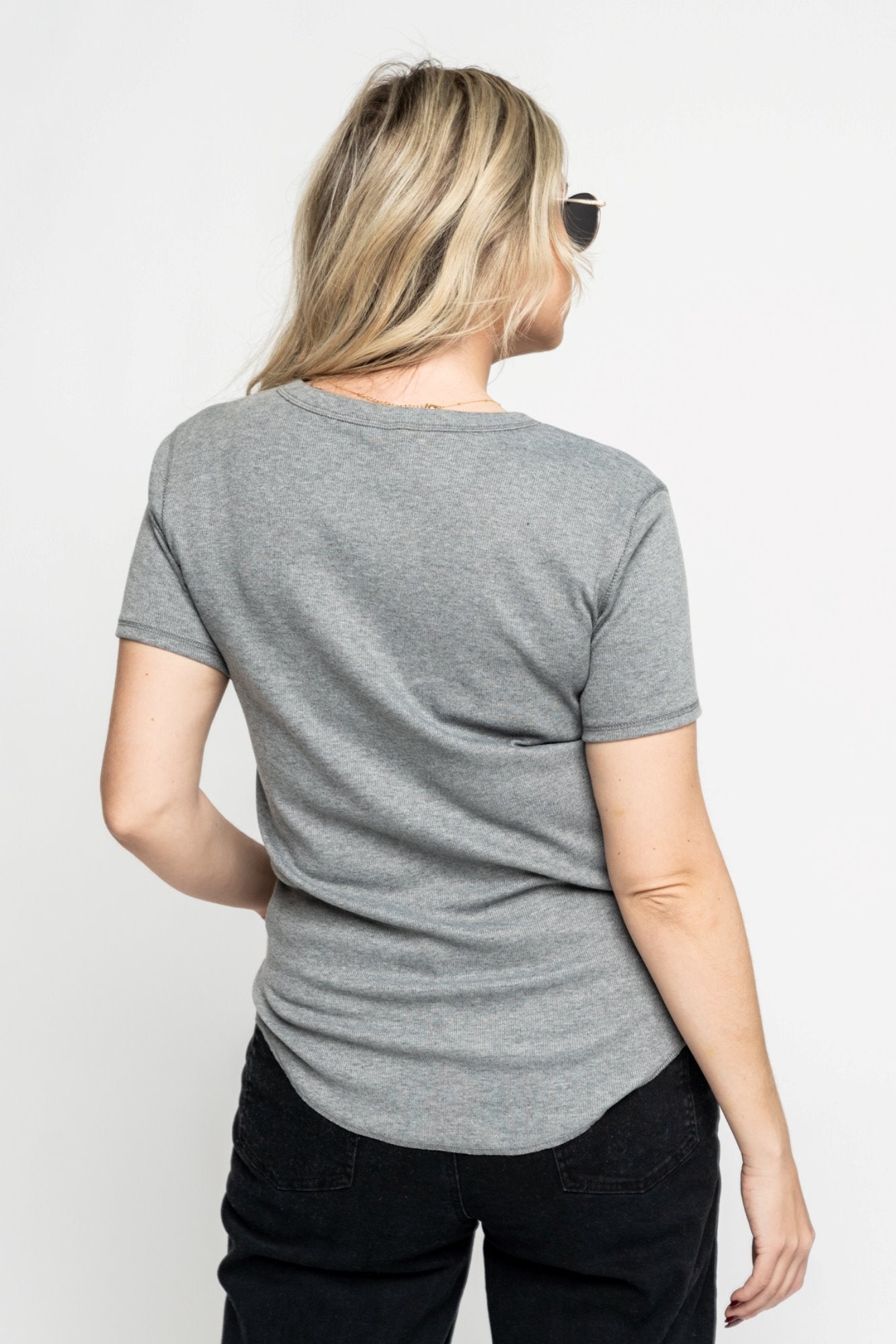 ‌Air Weave Ribbed Layer Top