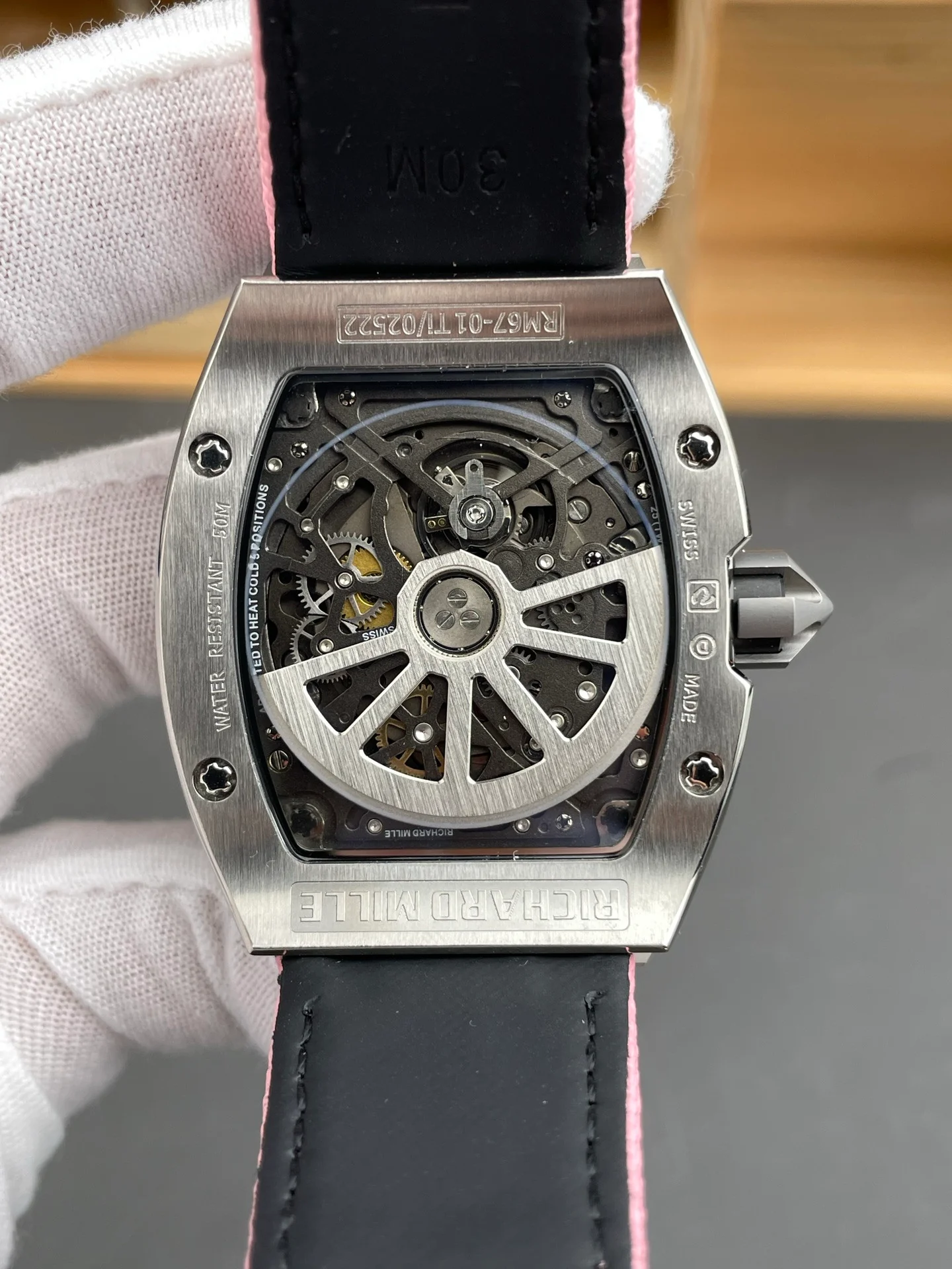 RM67-01 Titanium Case Ultra-Thin Baby Pink