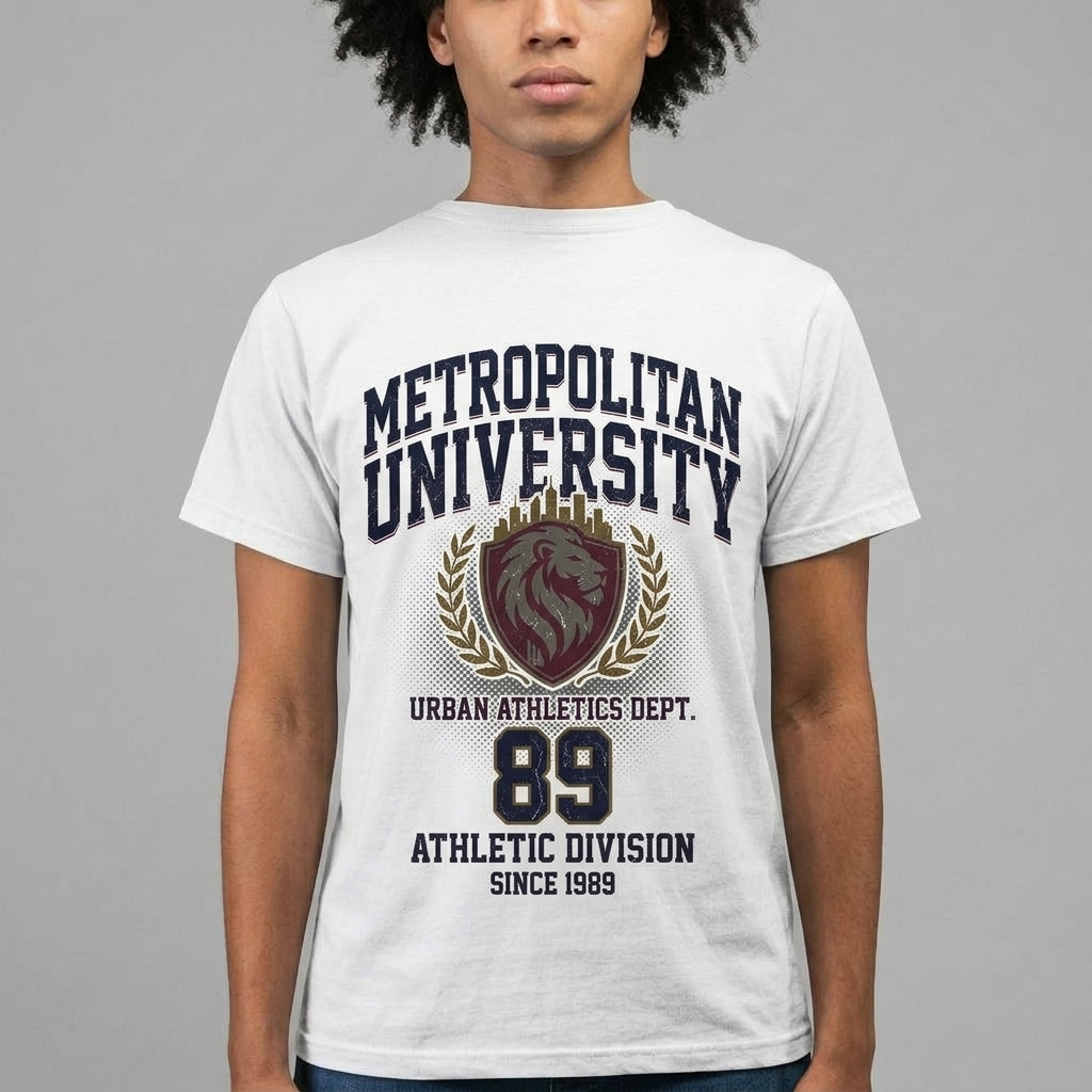 City Varsity Tee, Vintage Athletic Graphic T-Shirt, Unisex Streetwear Shirt CityTee2
