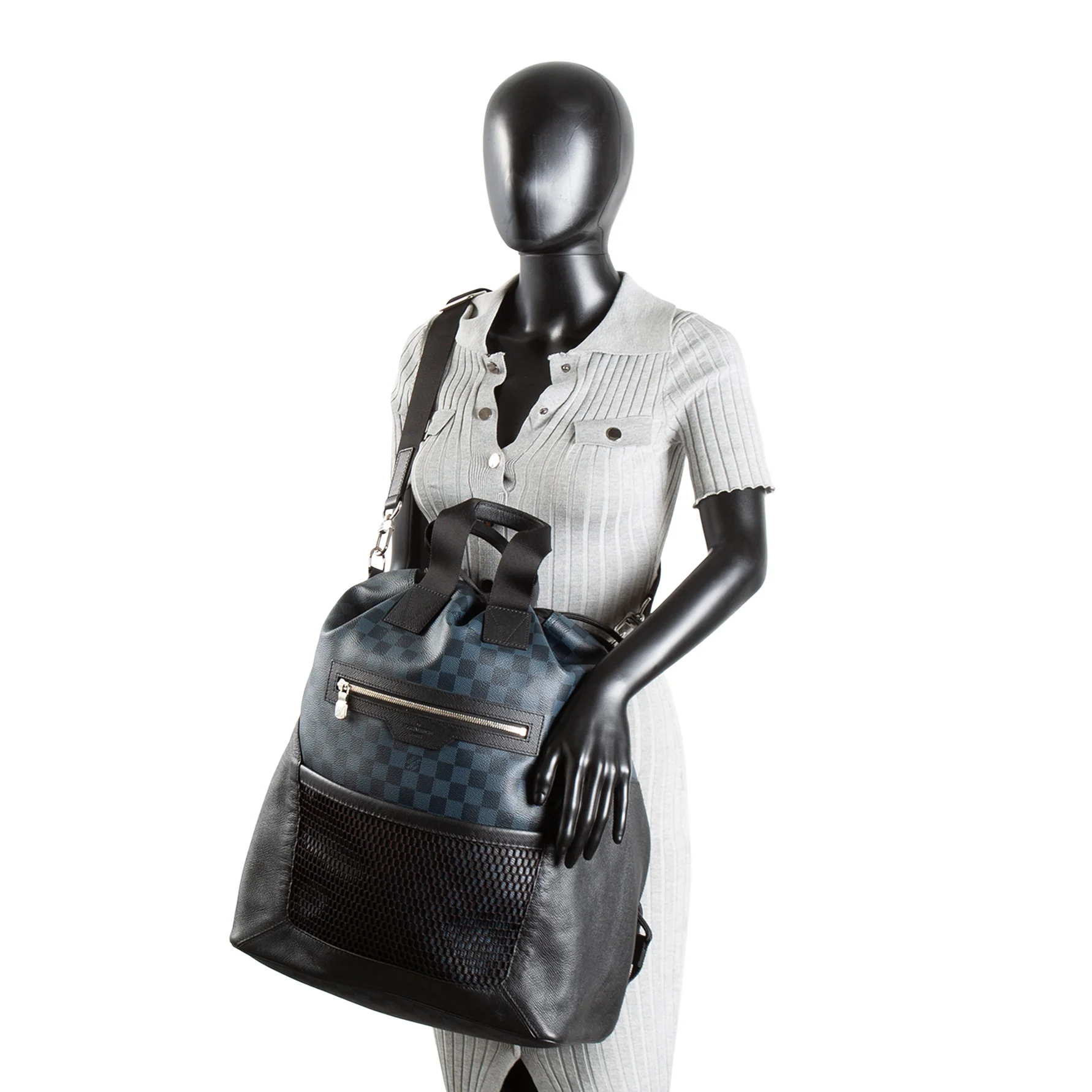 LOUIS VUITTON Damier Cobalt Matchpoint Hybrid Backpack