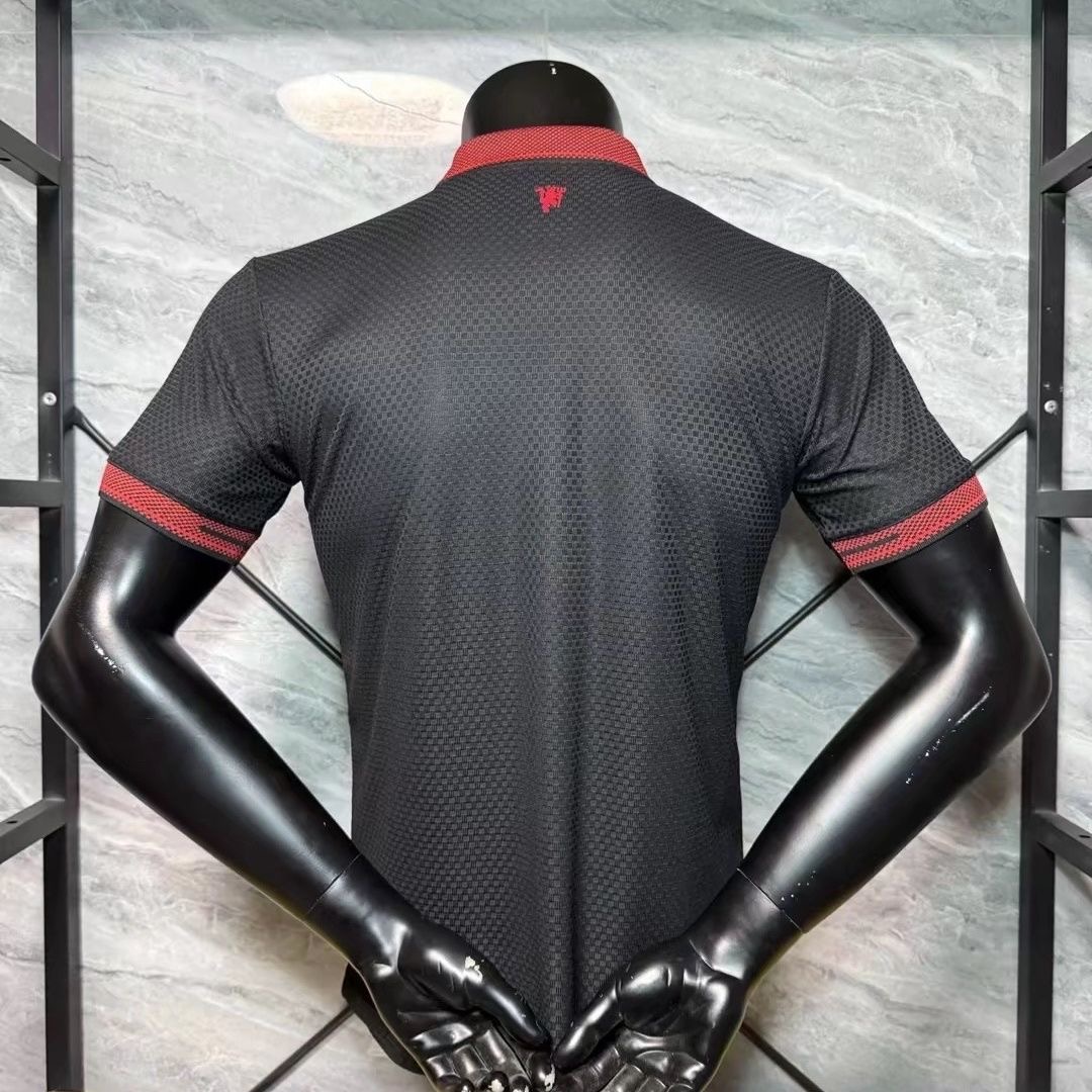 Manchester United Authentic Black Special Edition Football Jersey Shirt 2025/26