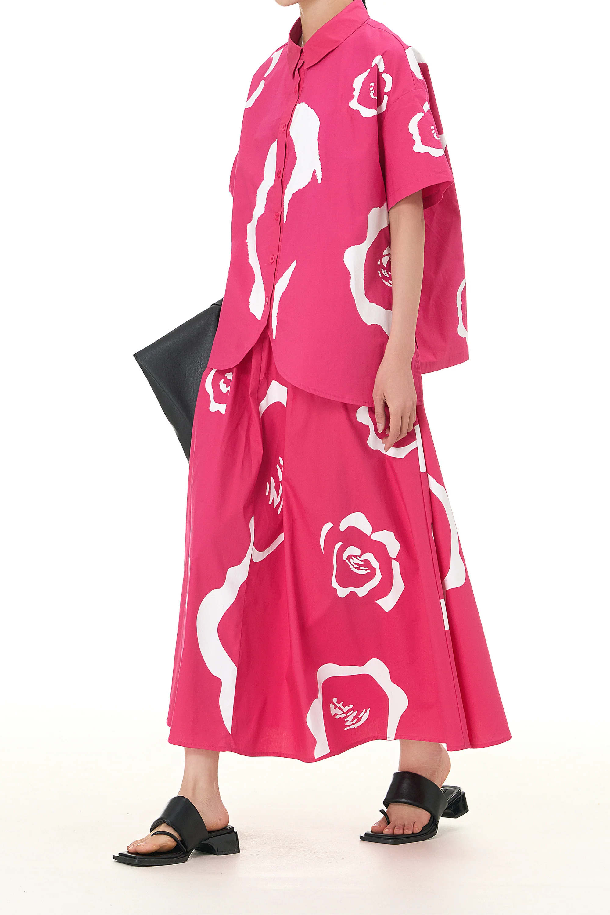 Pink Bloom Fusion Coord Set