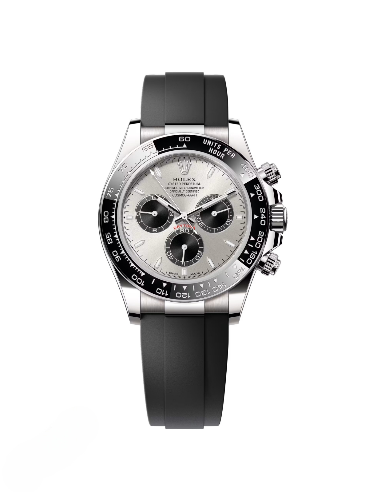 [2026 Mirror Grade]Rolex Daytona 40mm WhiteGold silver Ghost Dial m126519ln-0006