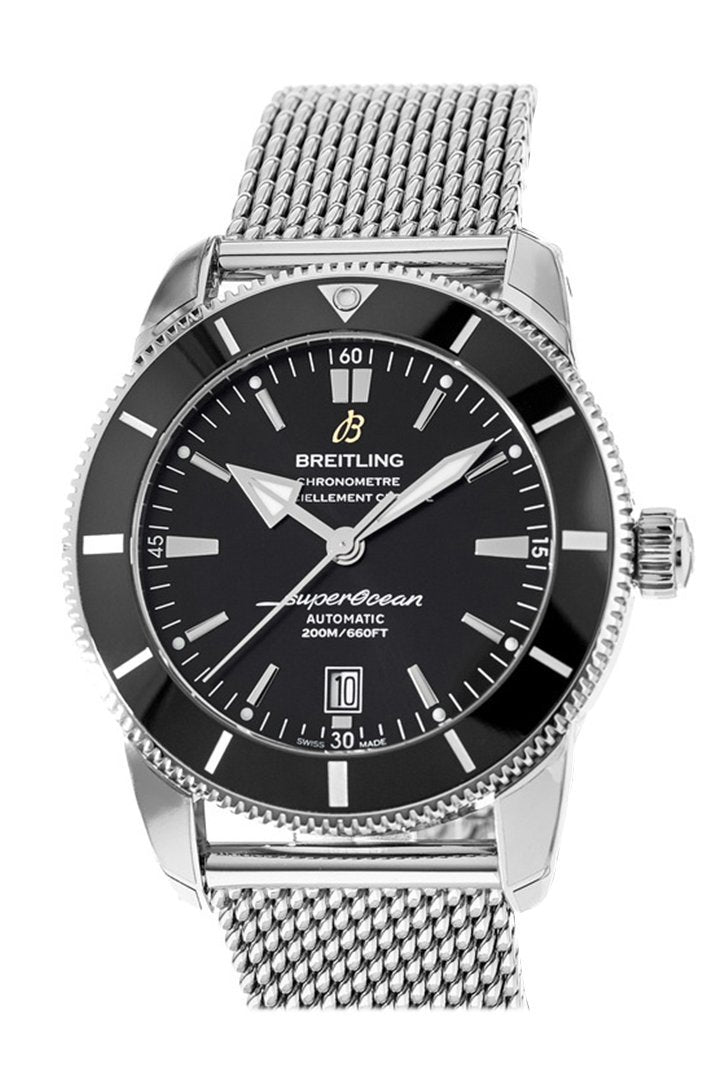 [2026 Mirror Grade]Breitling Superocean Heritage II Black Dail Steel Men's Watch AB2020121-B1A1