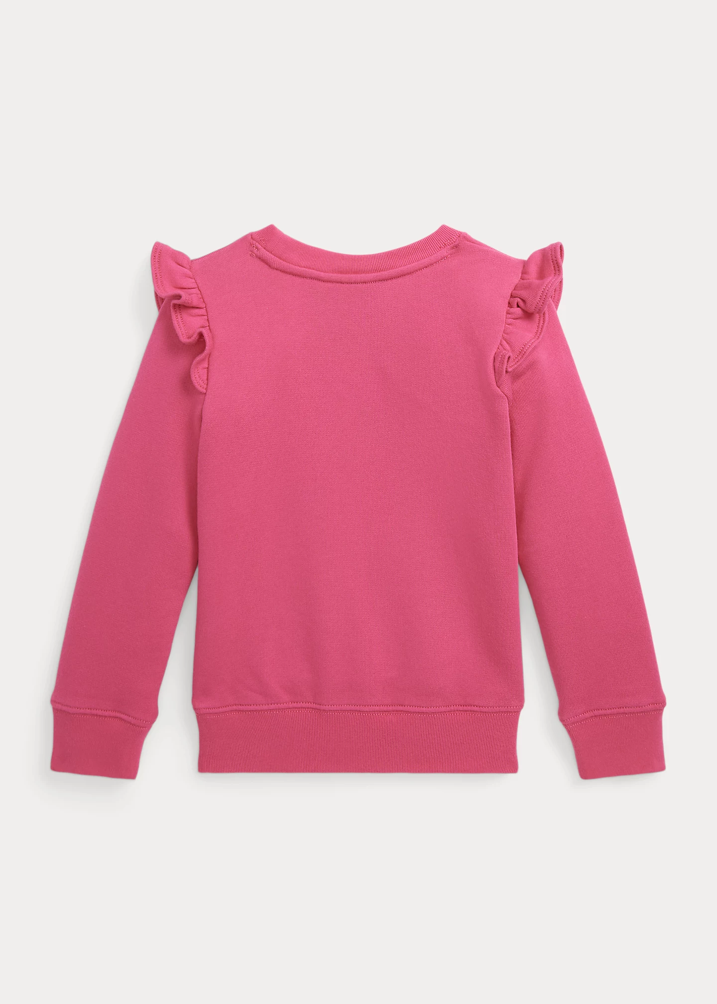 Ruffled Terry Sweatshirt