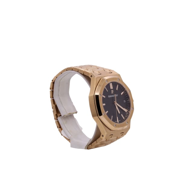 [2026 Mirror Grade]Audemars Piguet Royal Oak Selfwinding, 41mm, 18k Rose Gold, Black Dial, 15500OR.OO.1220OR.01