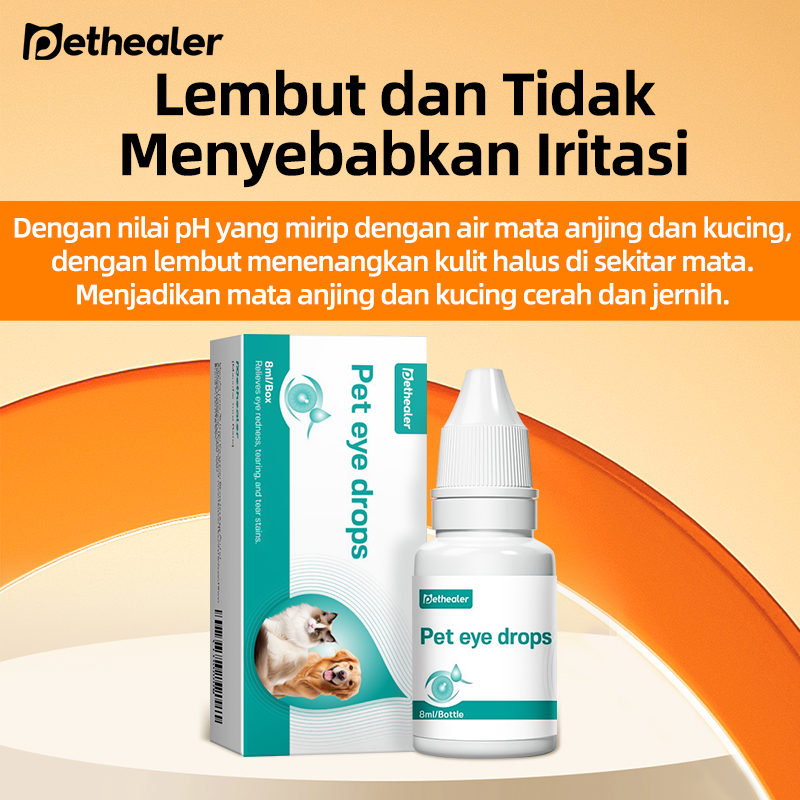 Pet eye drops