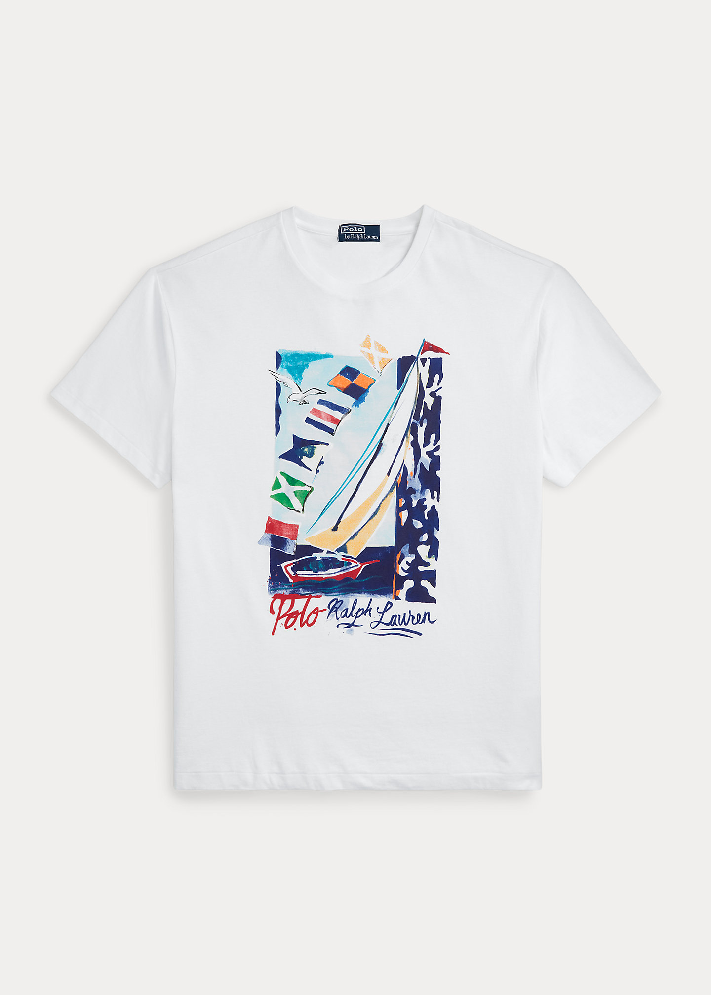 Classic Fit Sailboat Jersey T-Shirt