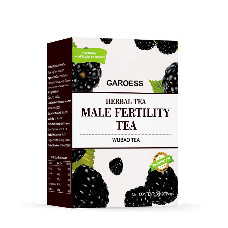 Kidney Tea Formula Ginseng Wubao Tea - Precious Ingredient Formula - Ginseng Wubao Root Kidney Tea - Men's Kidney Tea Herbal Tea 20 bags