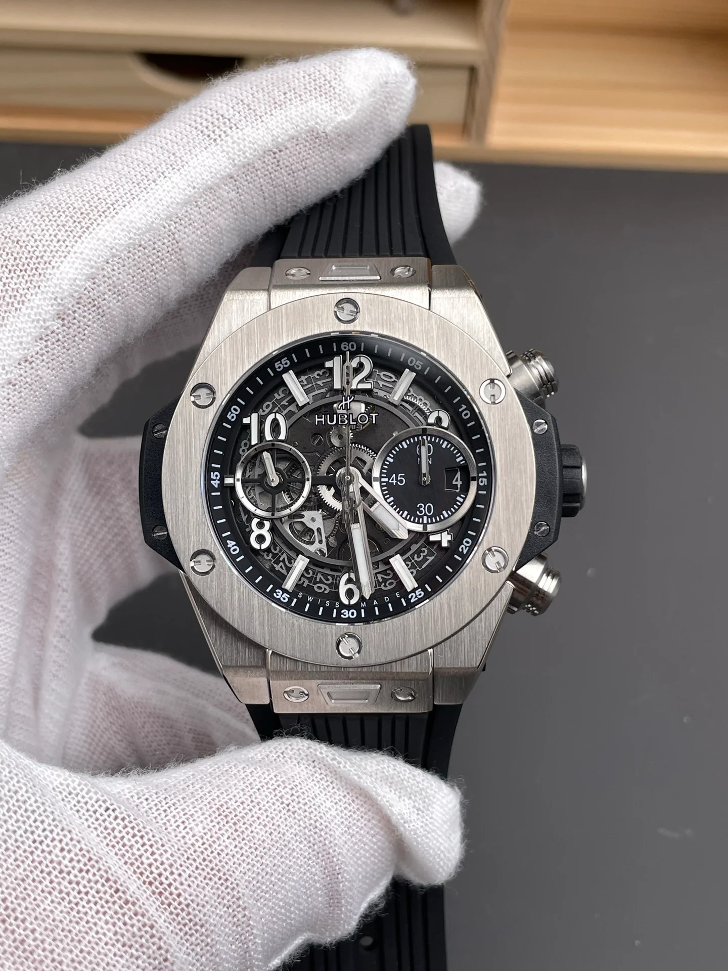Big Bang White Case Black Dial