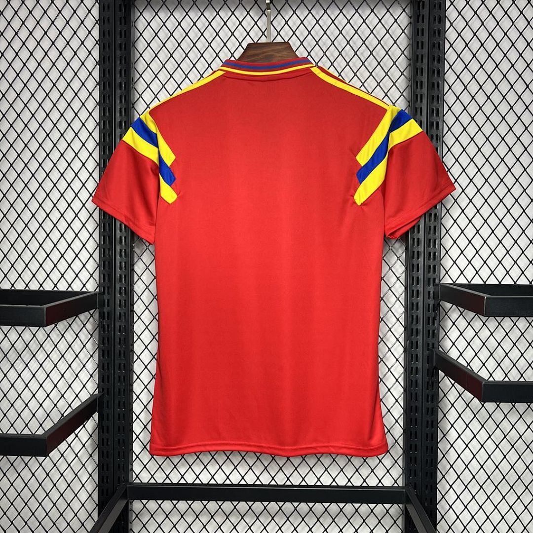 Colombia Retro Soccer Jersey Away Custom Shirt 1990