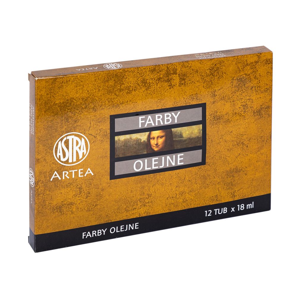 ASTRA Zestaw farb olejnych, 12 x 18 ml, zestaw 1