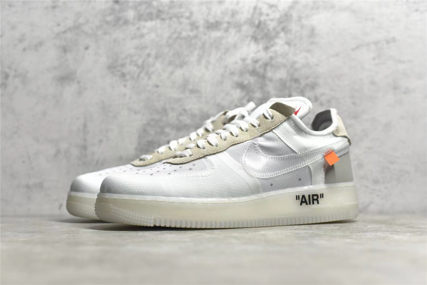 KO OFF-WHITE X AIR FORCE 1 LOW VIRGIL THE TEN AO4606-100