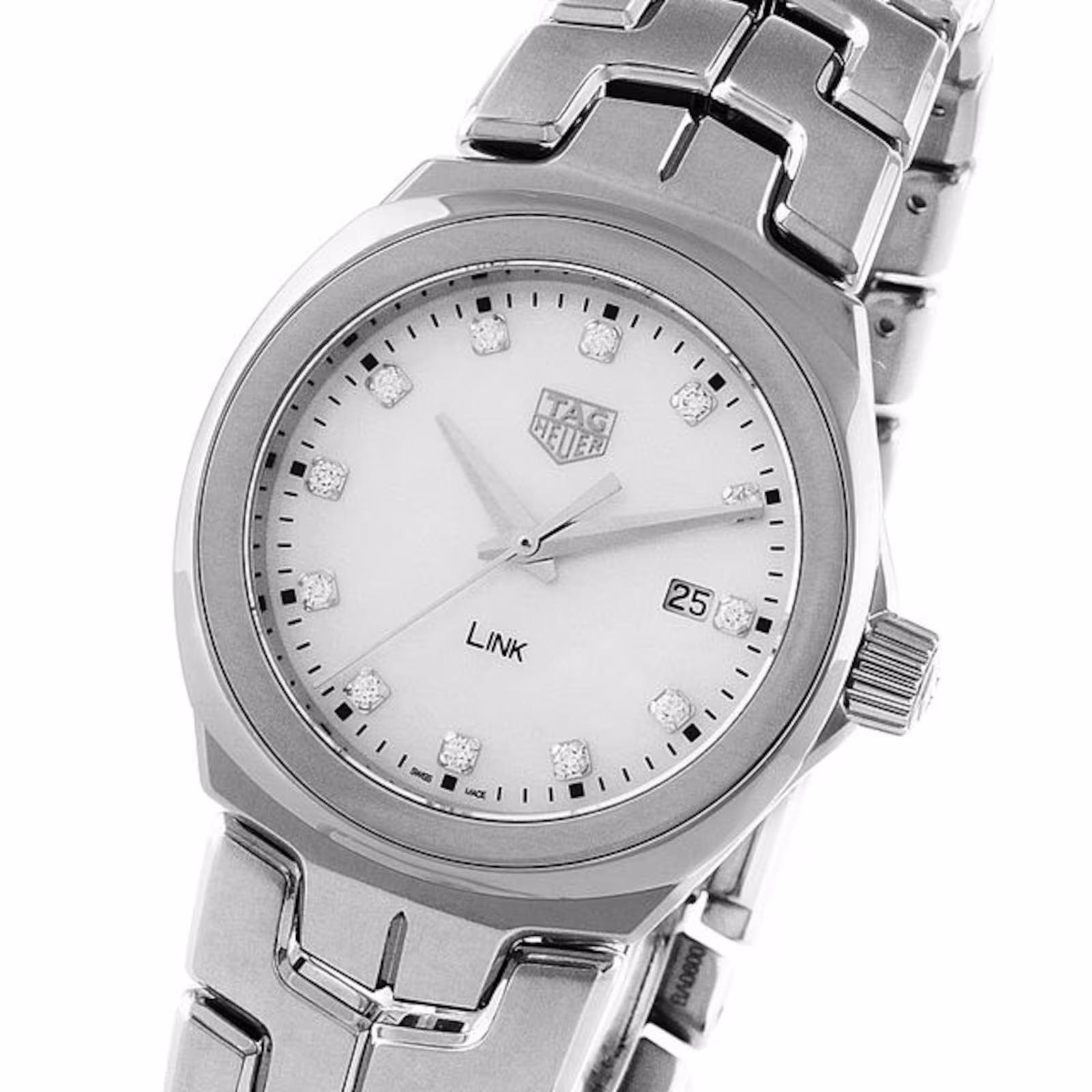 [2026 Mirror Grade]TAG Heuer Link Quartz Date Mother Of Pearl 32mm Ladies Watch WBC1312.BA0600
