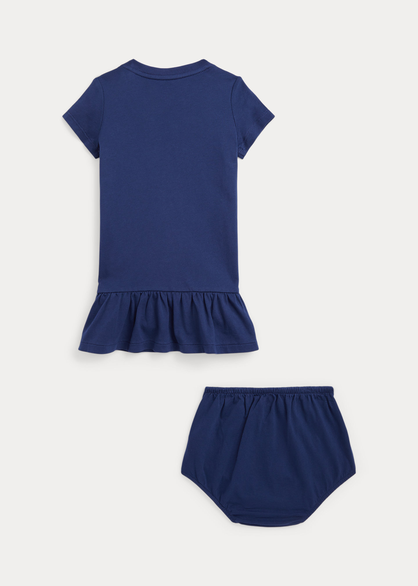 Polo Bear Jersey Tee Dress & Bloomer