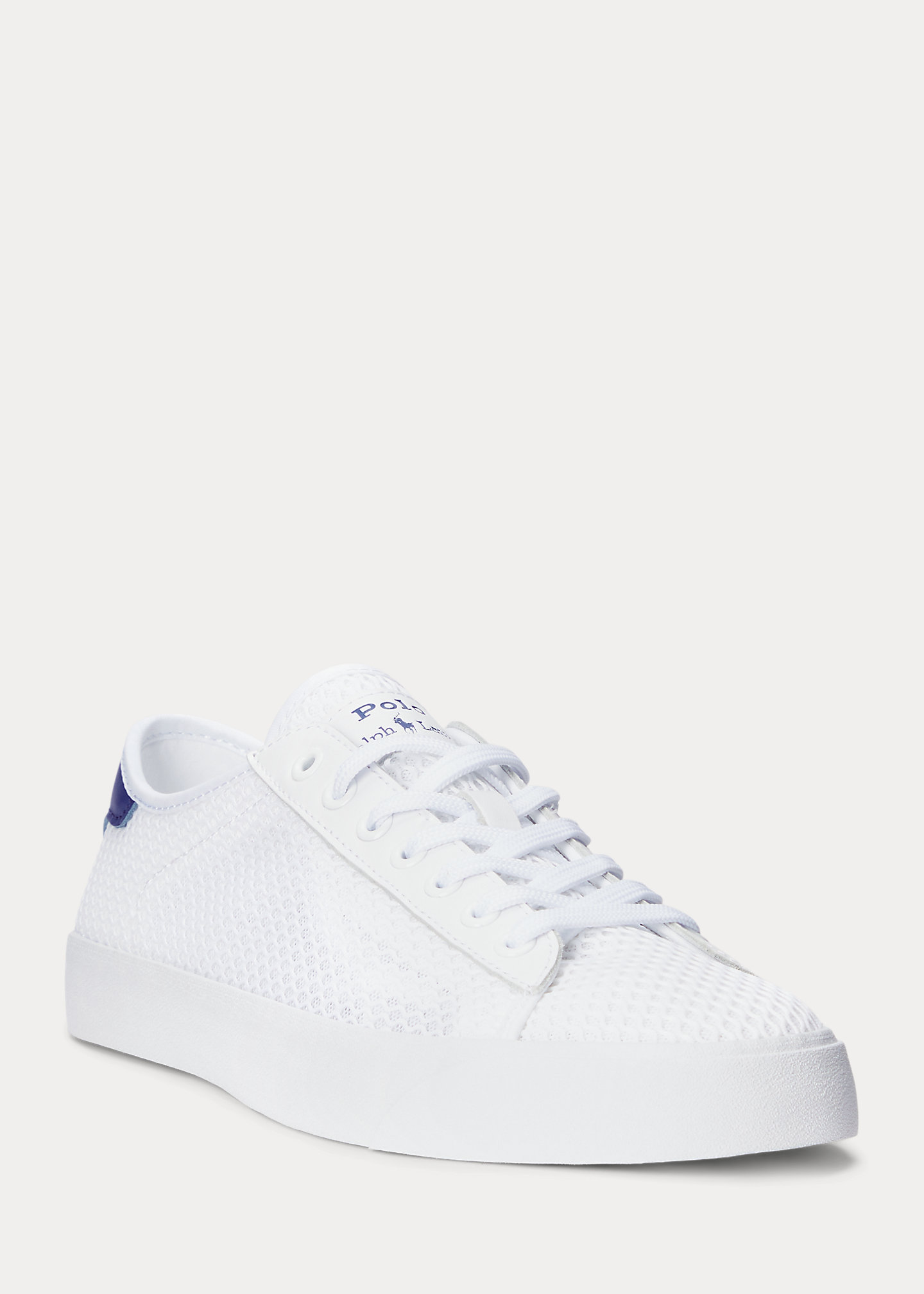 Nelson Leather-Trim Mesh Sneaker