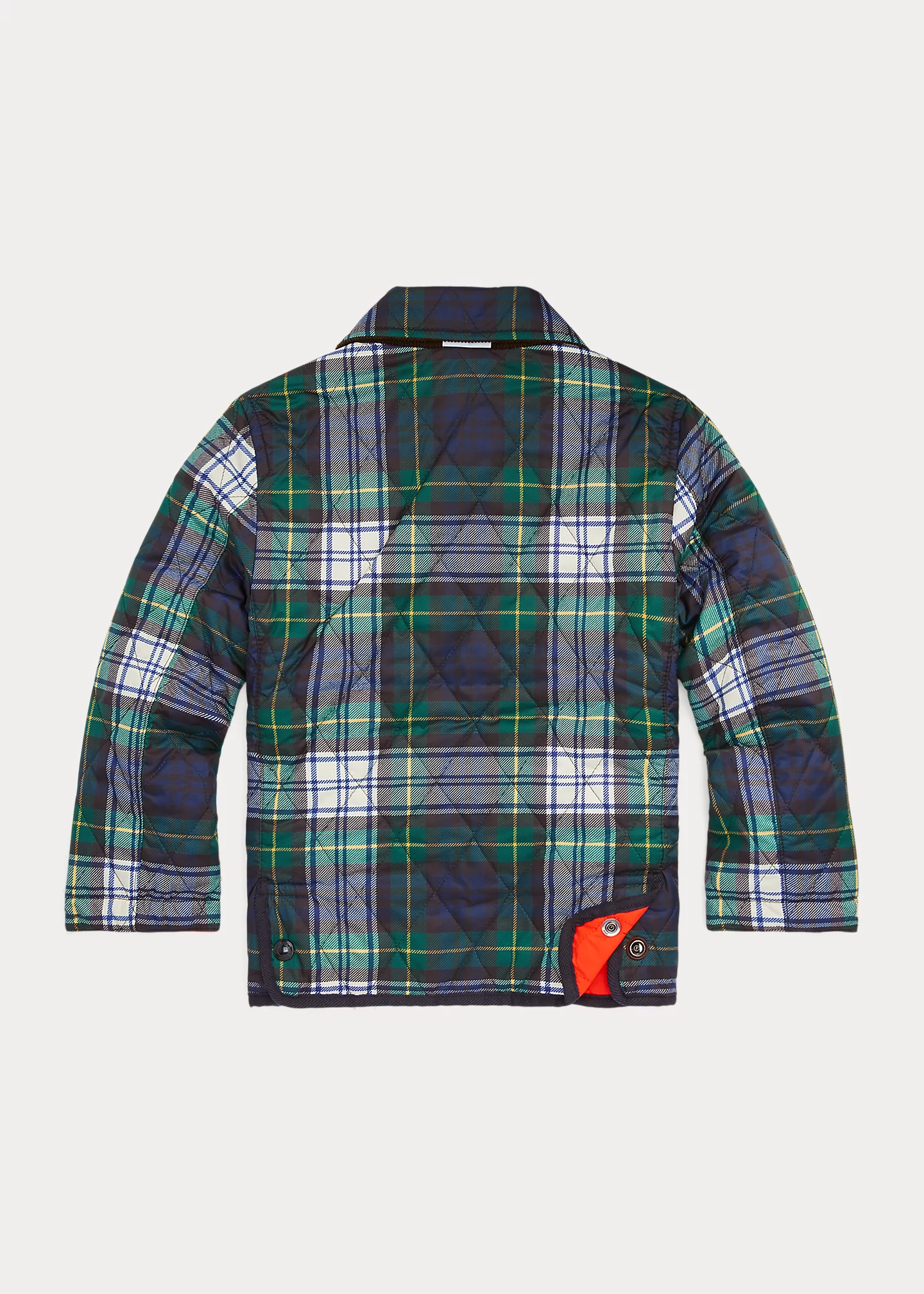 Reversible Plaid Water-Repellent Jacket
