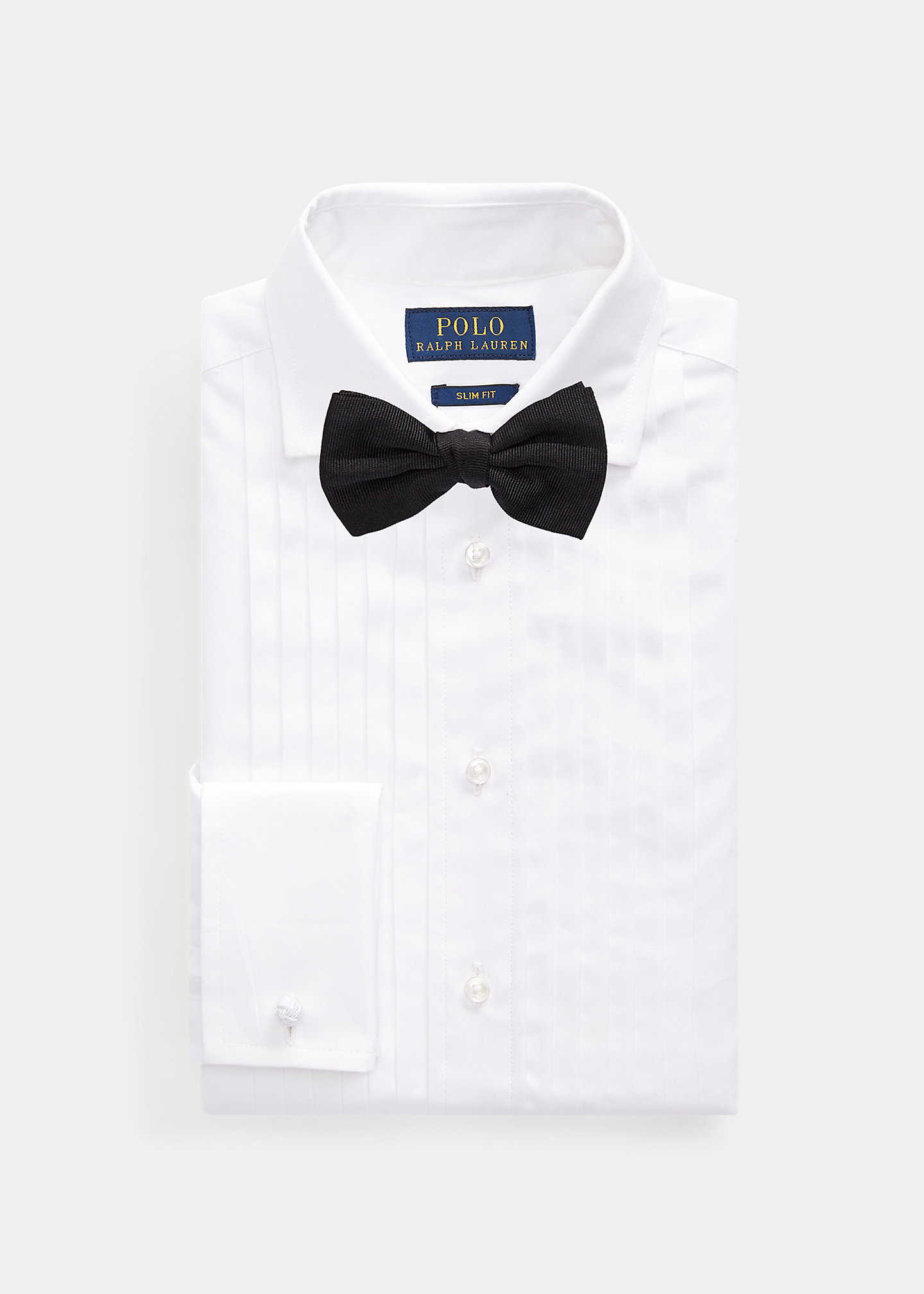 Slim Fit Cotton Poplin Tuxedo Shirt