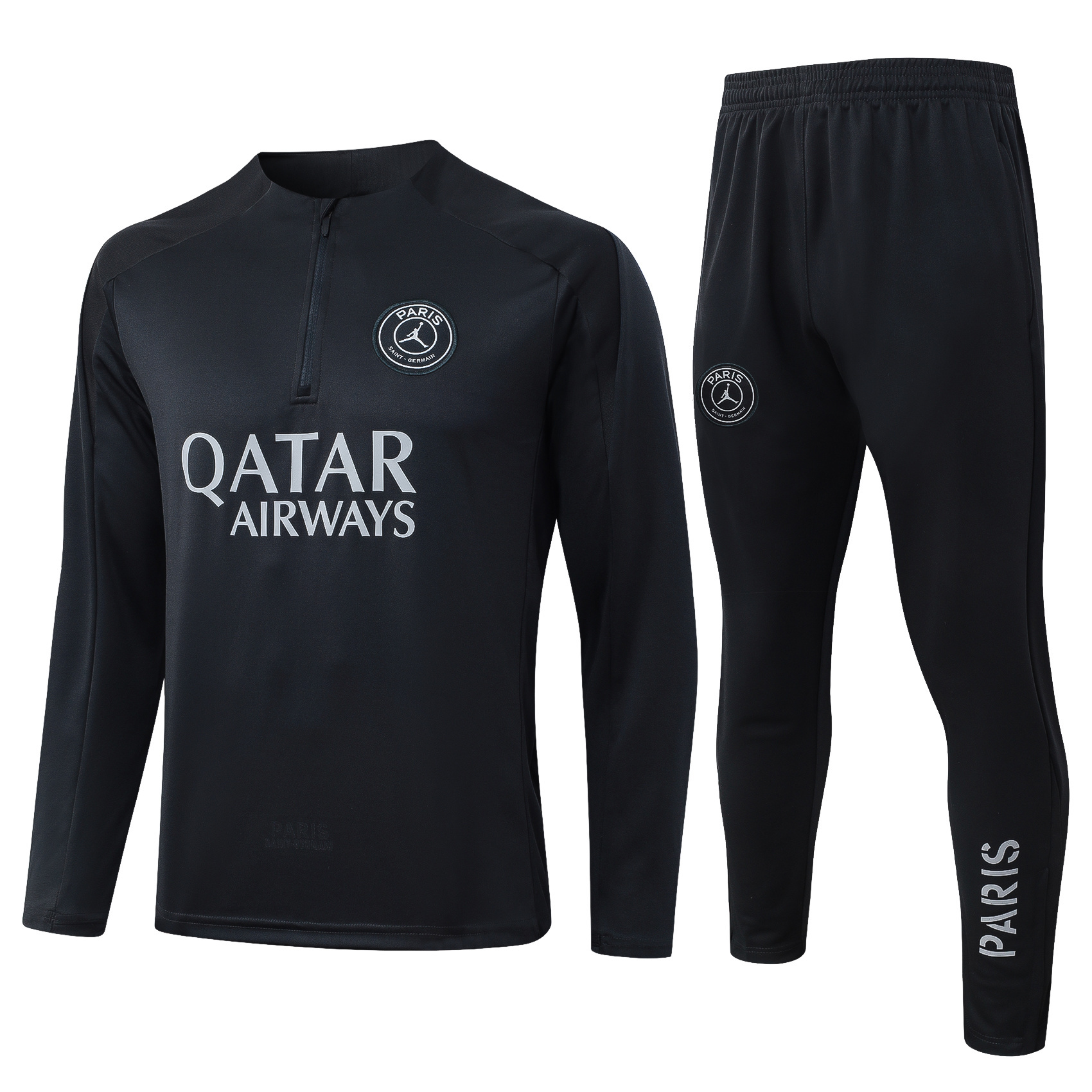 PSG Training Kit (Sweatshirt+Pants) Gray 2025/26
