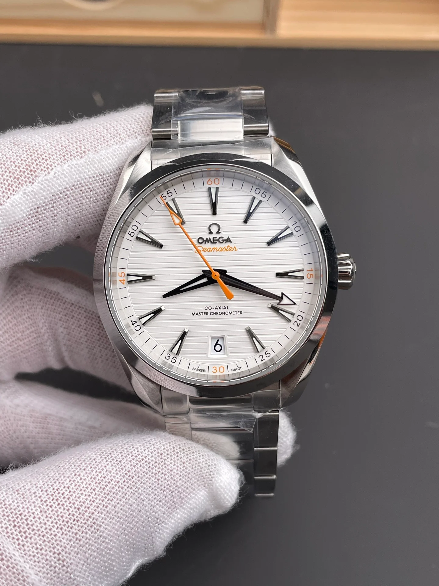 Seamaster 150, Teak Dial with Orange Hands