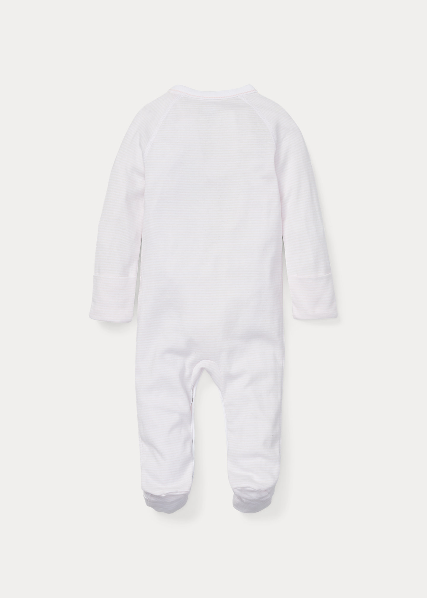 Striped Cotton Footed Coverall