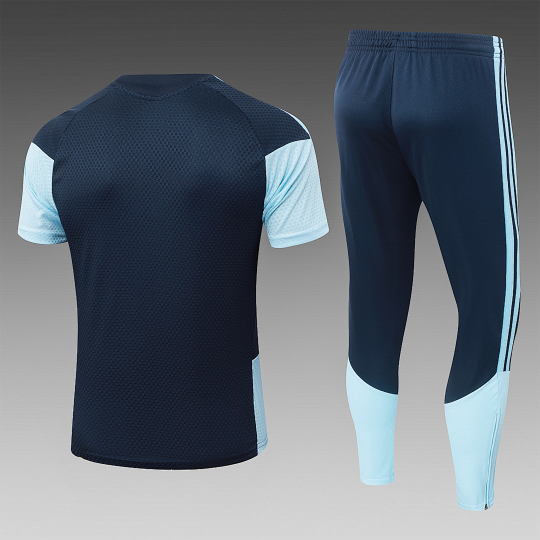 World Cup 2026 Argentina Training Kit (T-shirt+Pants) Blue