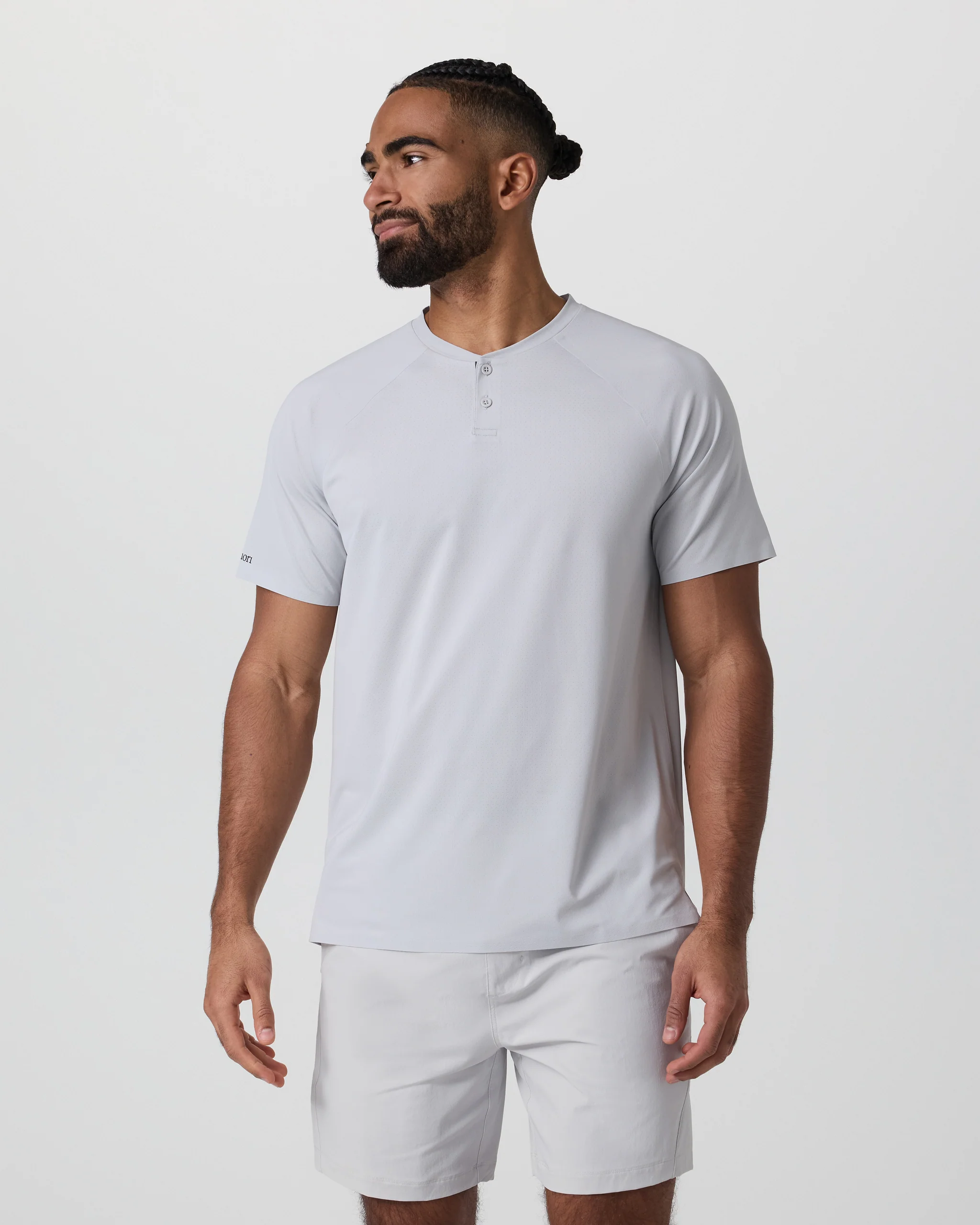 Short Sleeve Viewpoint Henley
